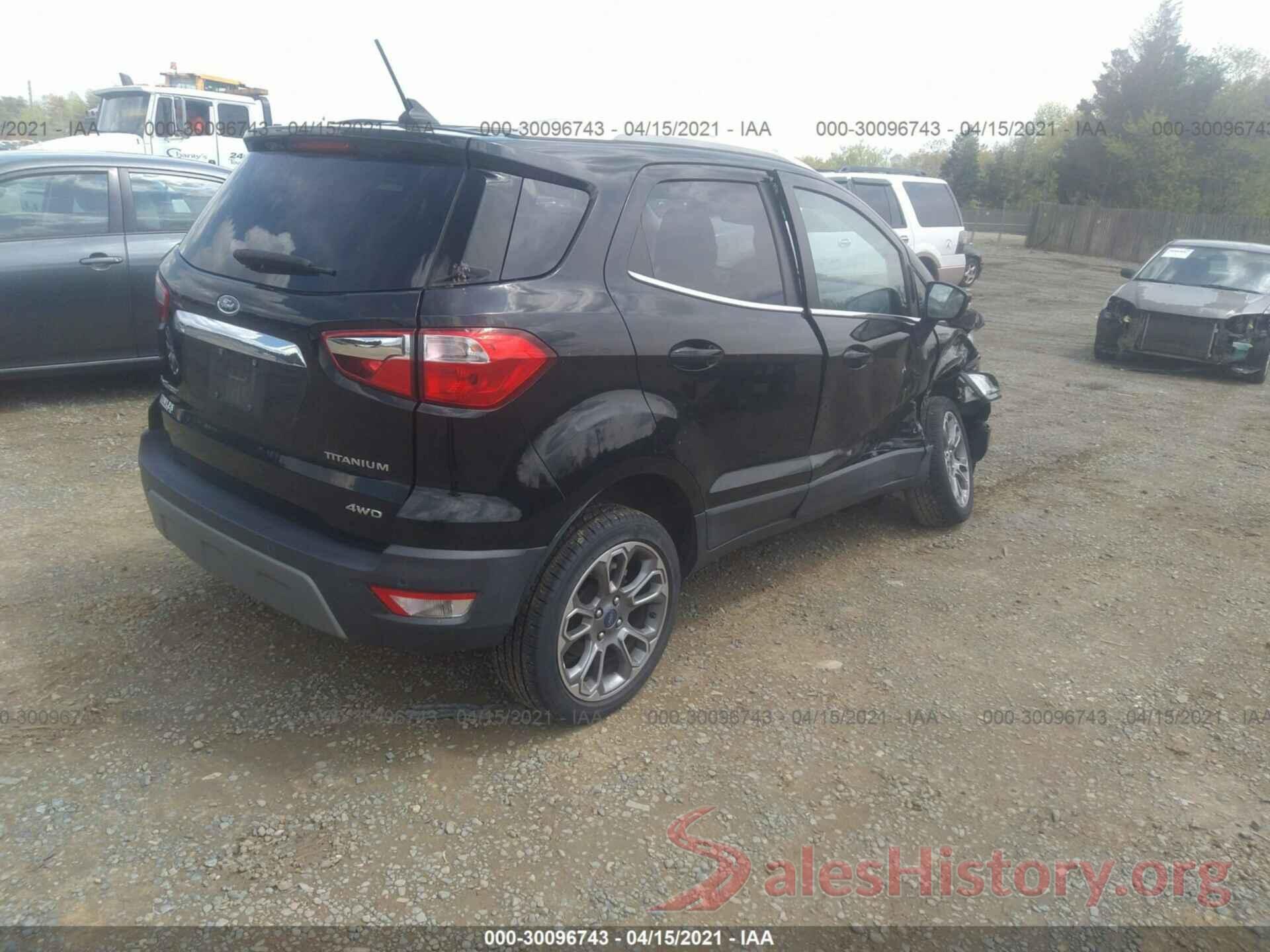 MAJ6P1WL0JC161886 2018 FORD ECOSPORT