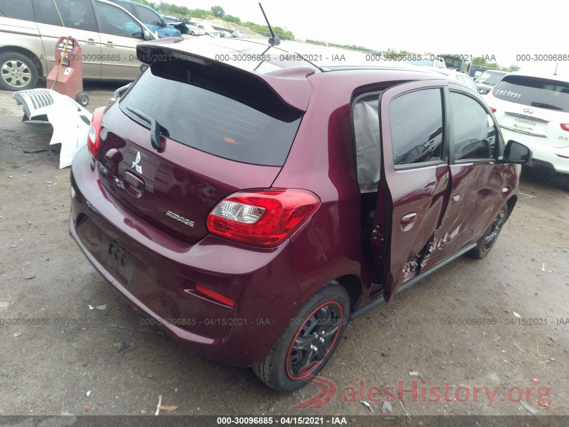 ML32A3HJ7KH016644 2019 MITSUBISHI MIRAGE