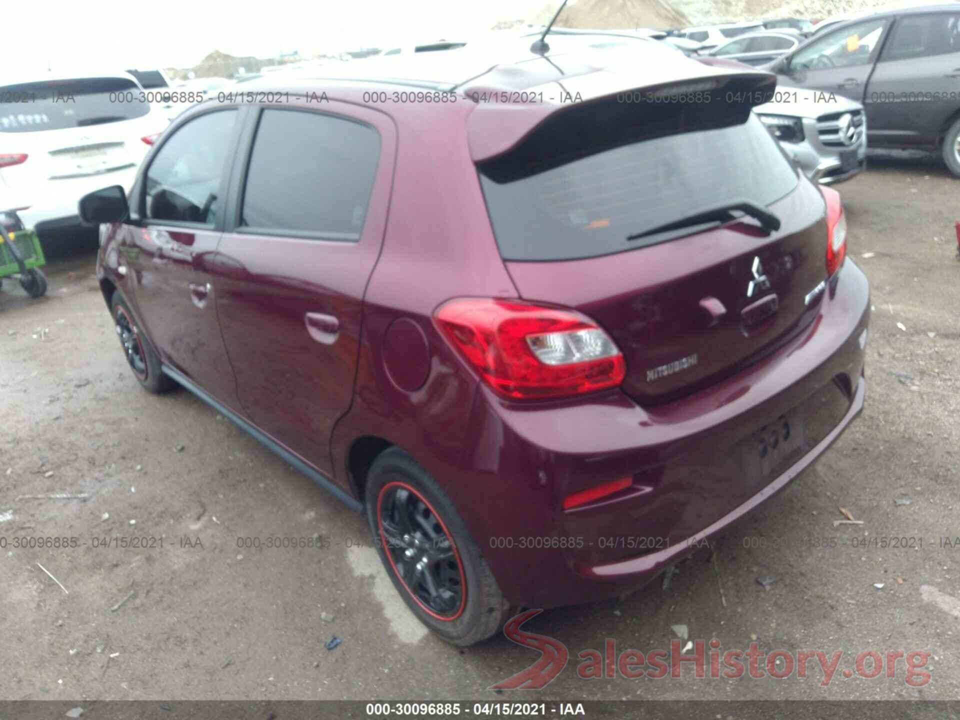 ML32A3HJ7KH016644 2019 MITSUBISHI MIRAGE