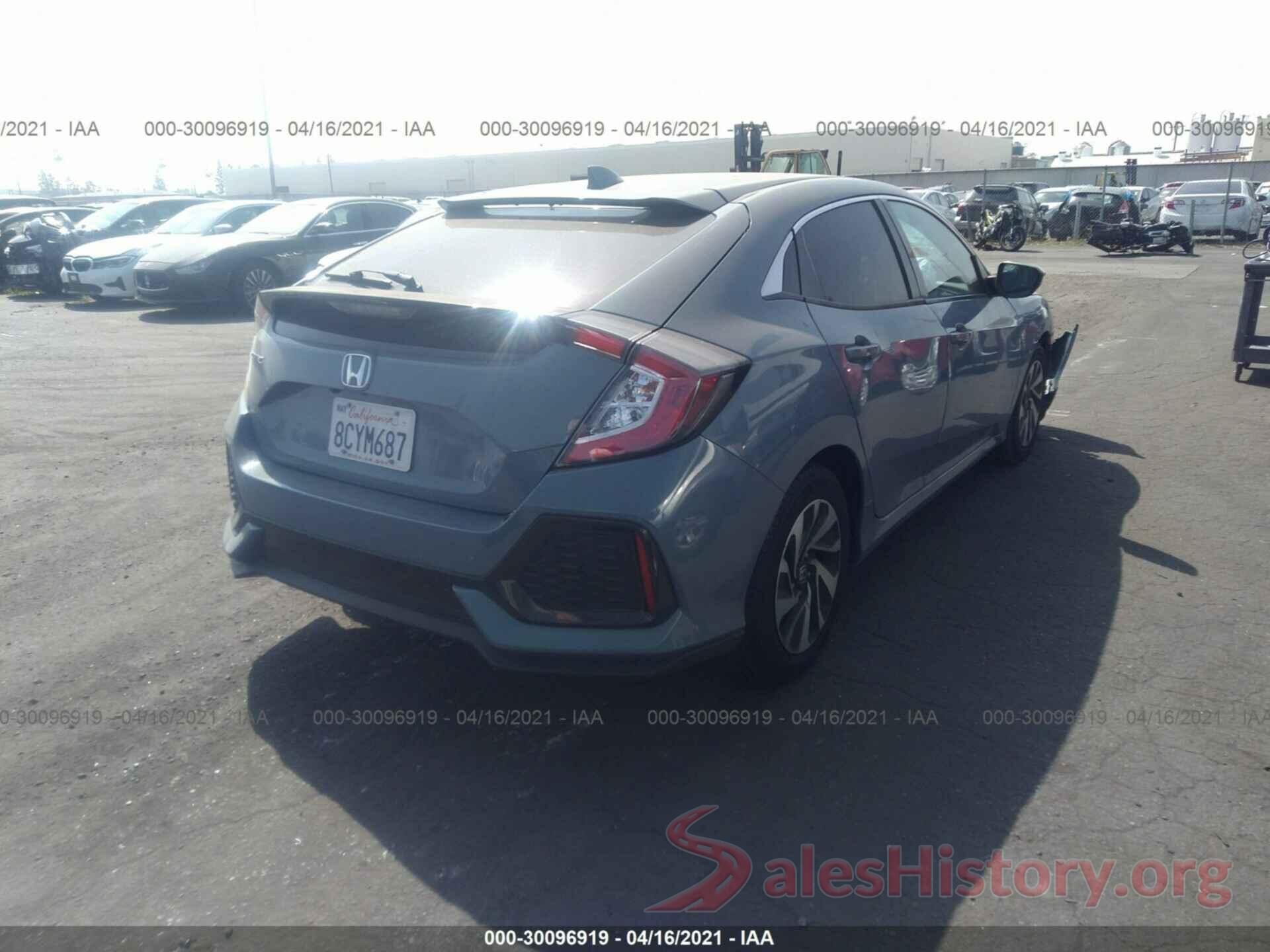 SHHFK7H2XJU414763 2018 HONDA CIVIC HATCHBACK