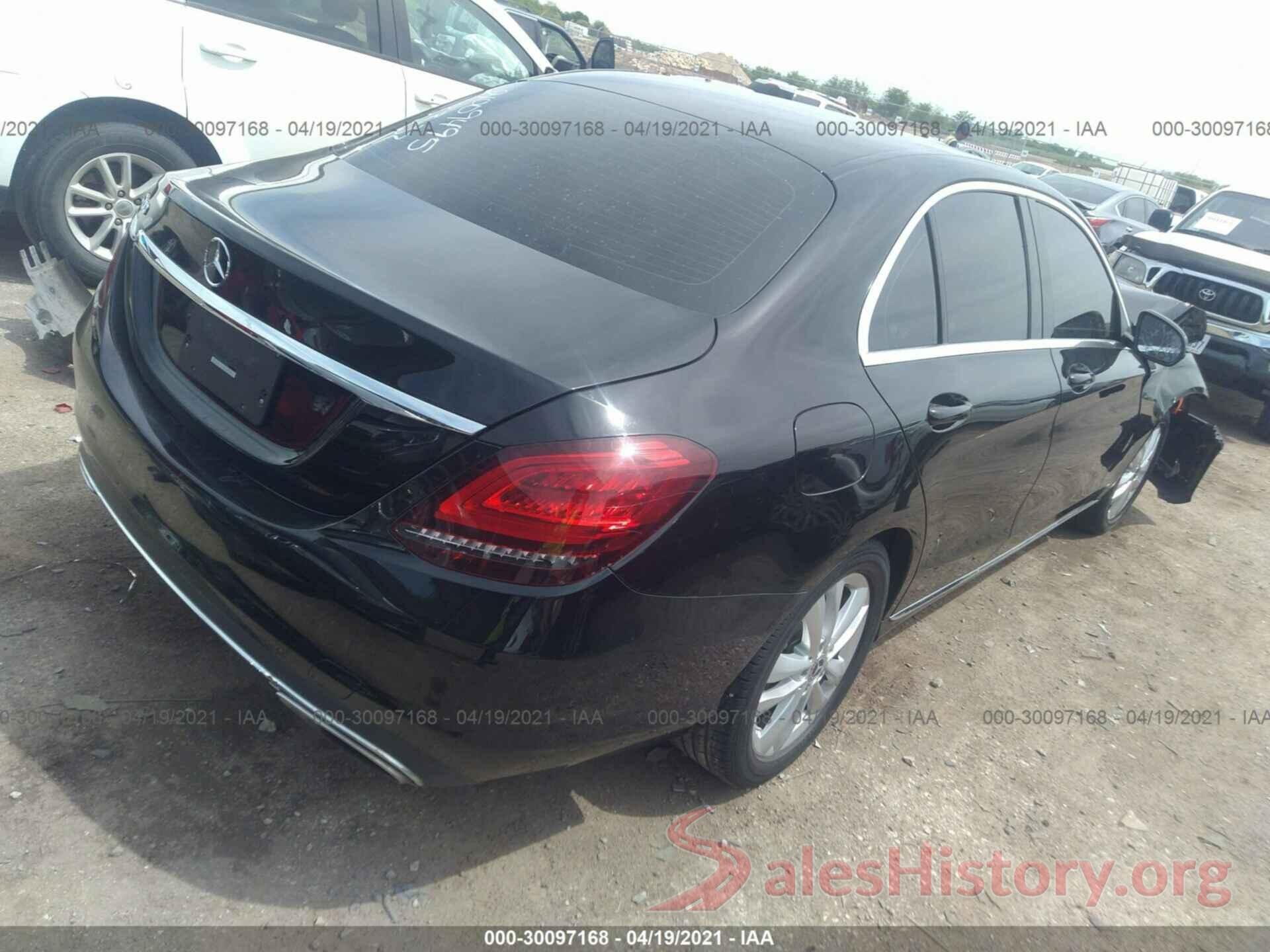 55SWF8DB4KU295836 2019 MERCEDES-BENZ C-CLASS