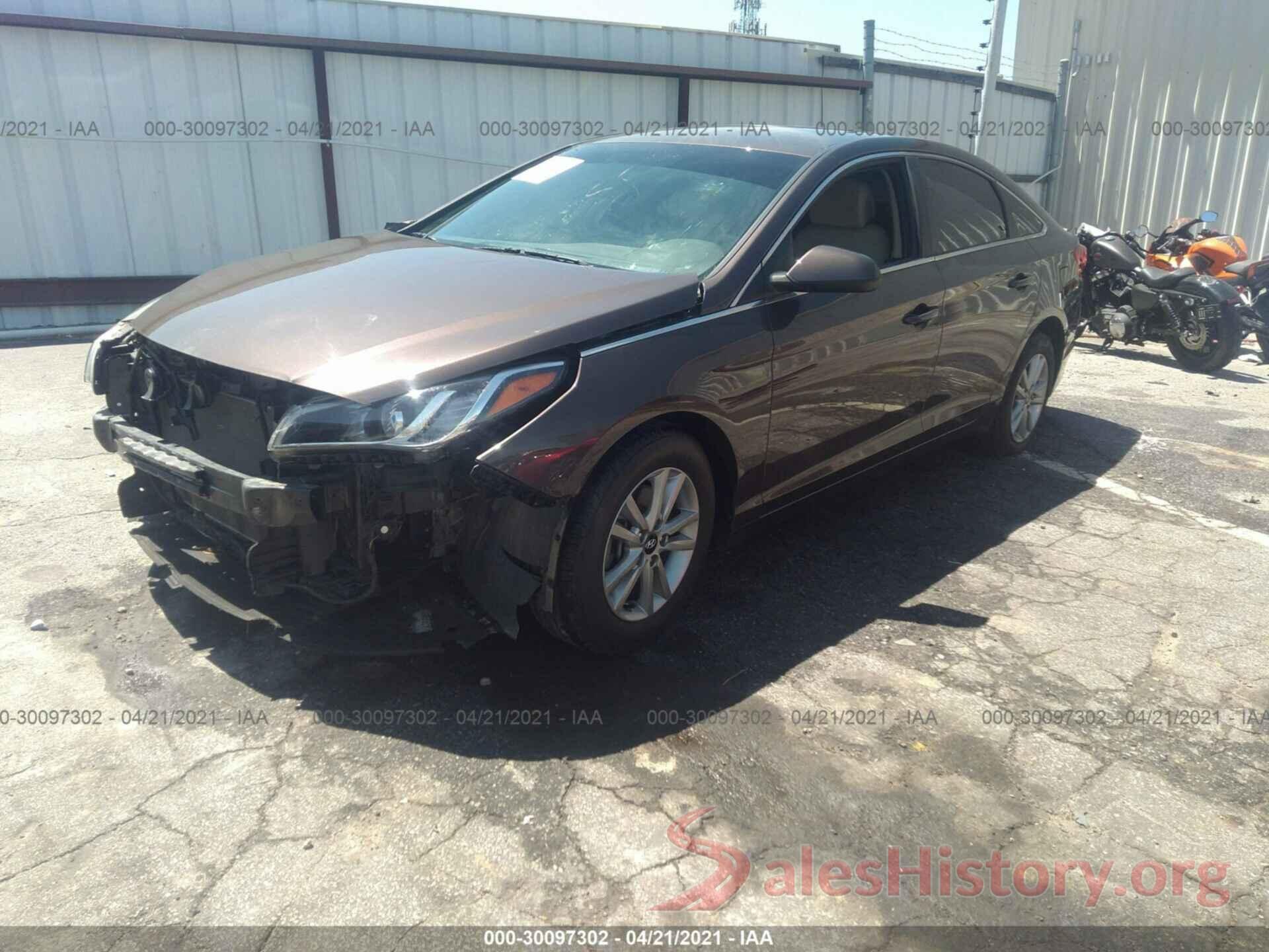 5NPE24AFXGH342580 2016 HYUNDAI SONATA