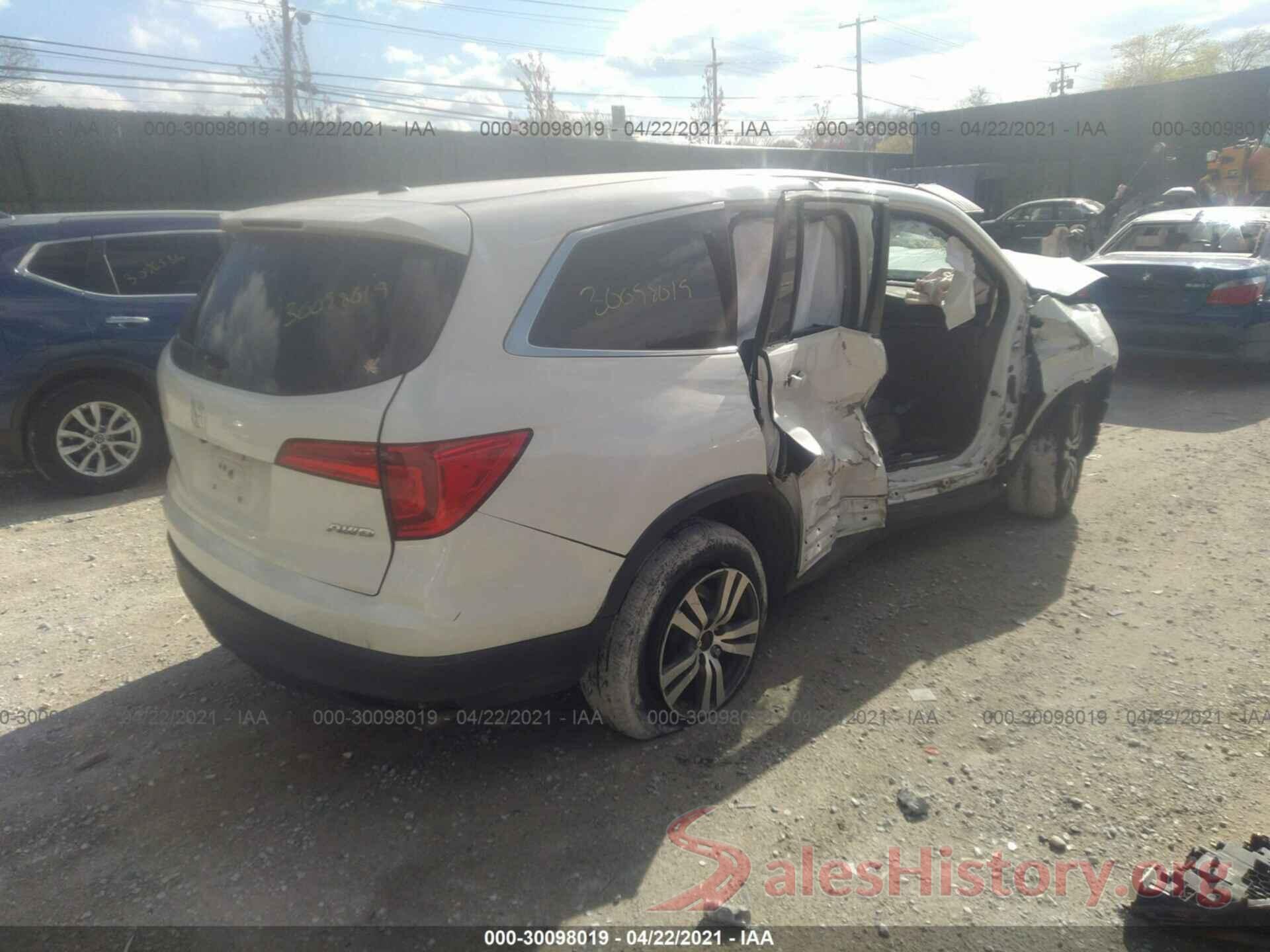 5FNYF6H57HB036558 2017 HONDA PILOT