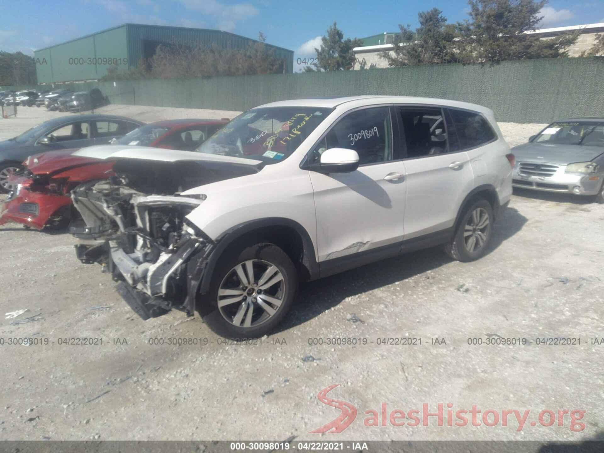 5FNYF6H57HB036558 2017 HONDA PILOT