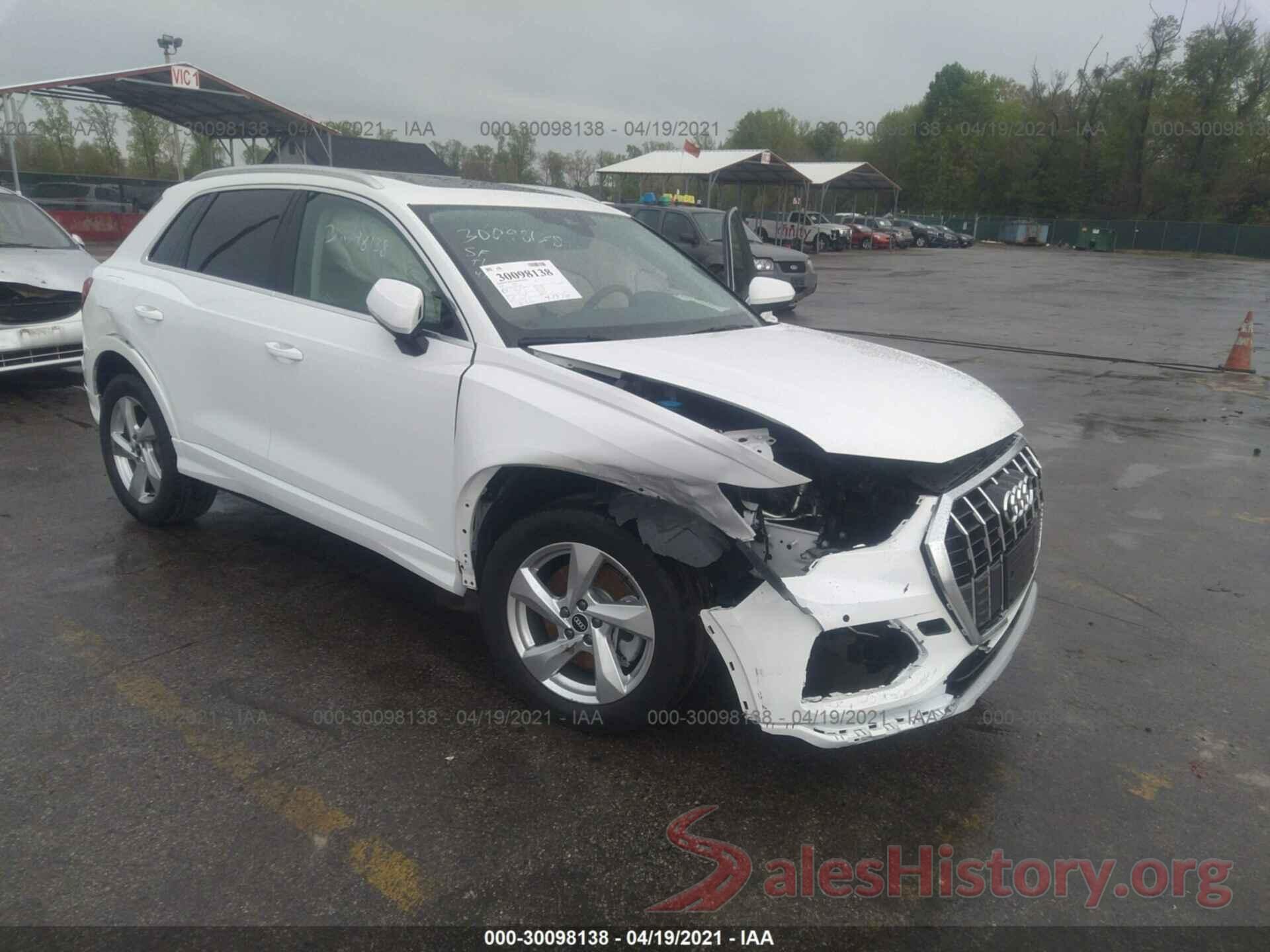 WA1AUCF3XM1071972 2021 AUDI Q3