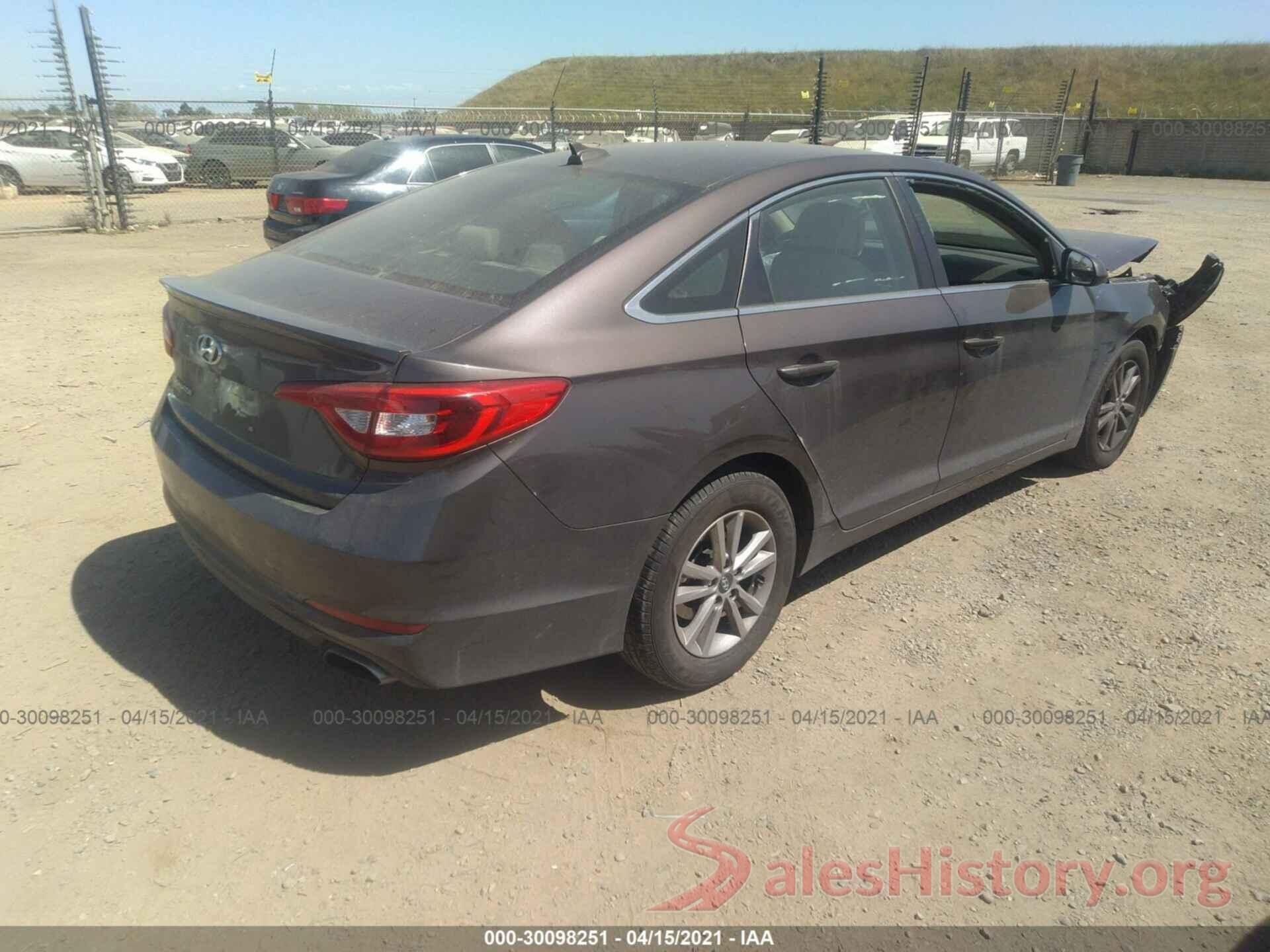 5NPE24AF5HH585280 2017 HYUNDAI SONATA