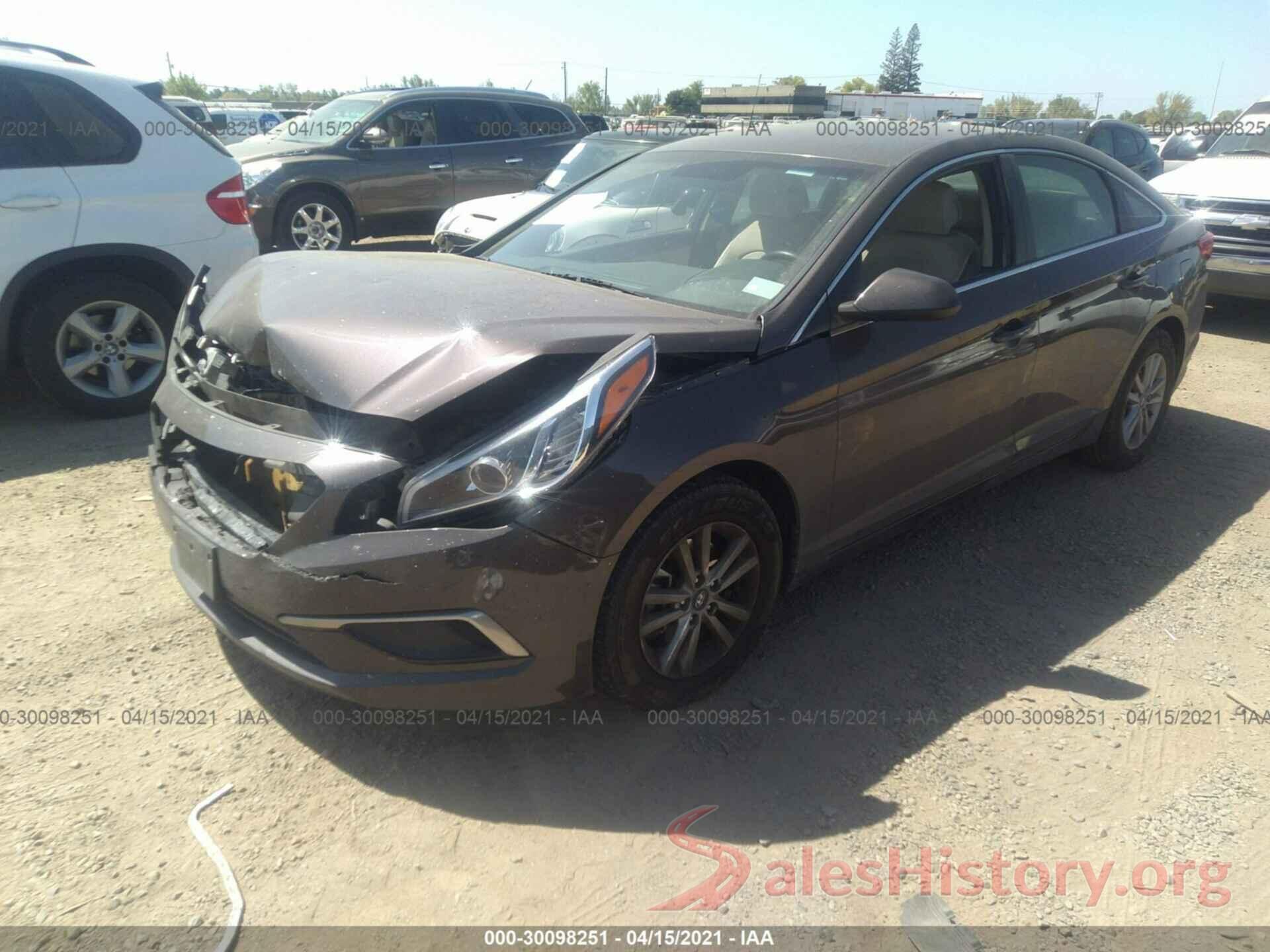 5NPE24AF5HH585280 2017 HYUNDAI SONATA