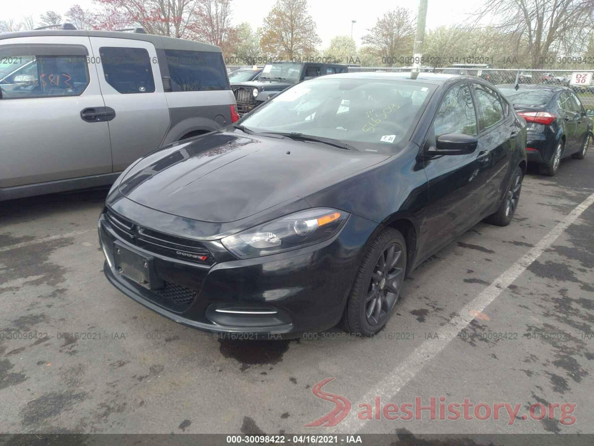 1C3CDFAA2GD516508 2016 DODGE DART