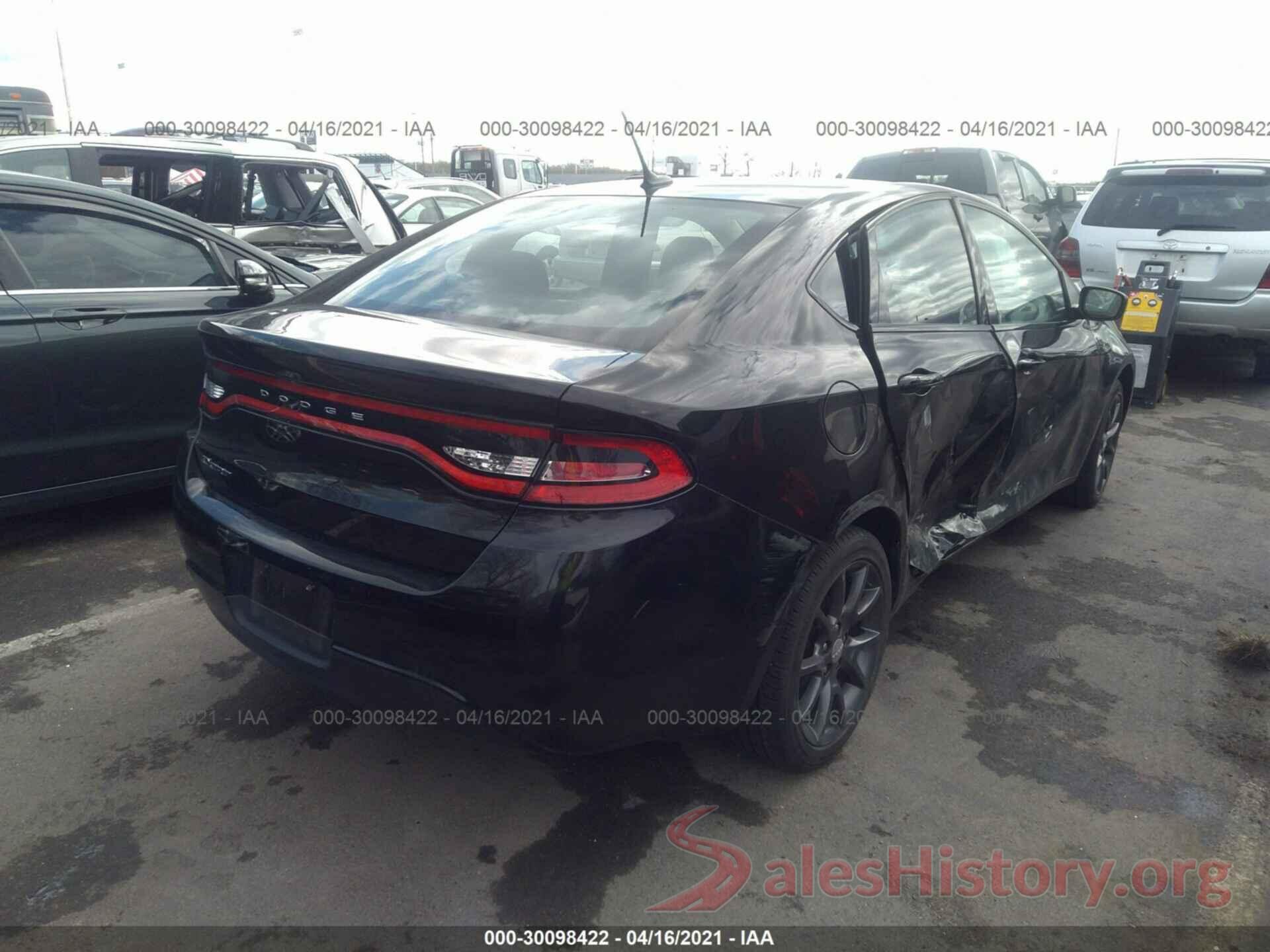 1C3CDFAA2GD516508 2016 DODGE DART