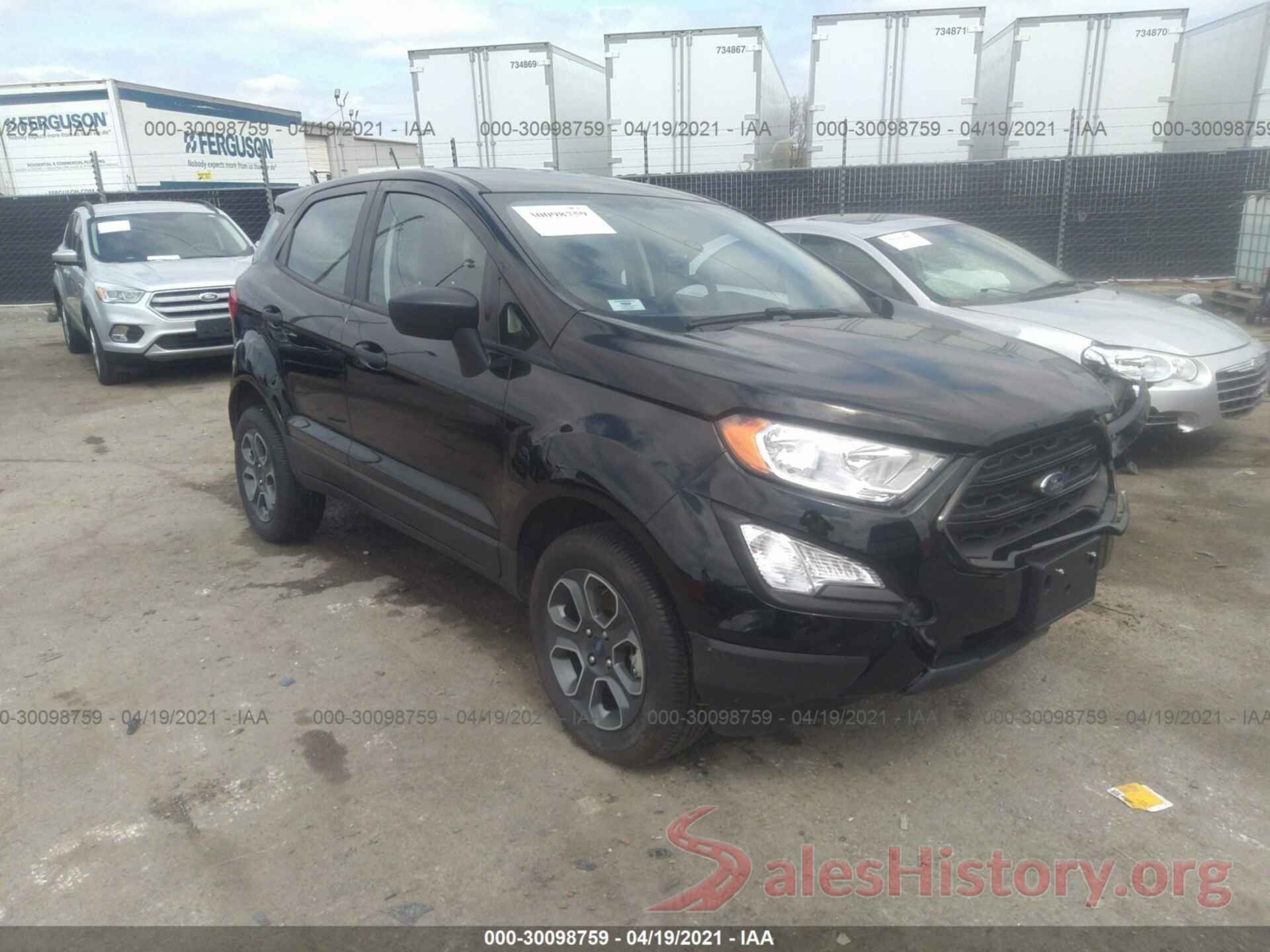 MAJ6S3FL4LC390505 2020 FORD ECOSPORT