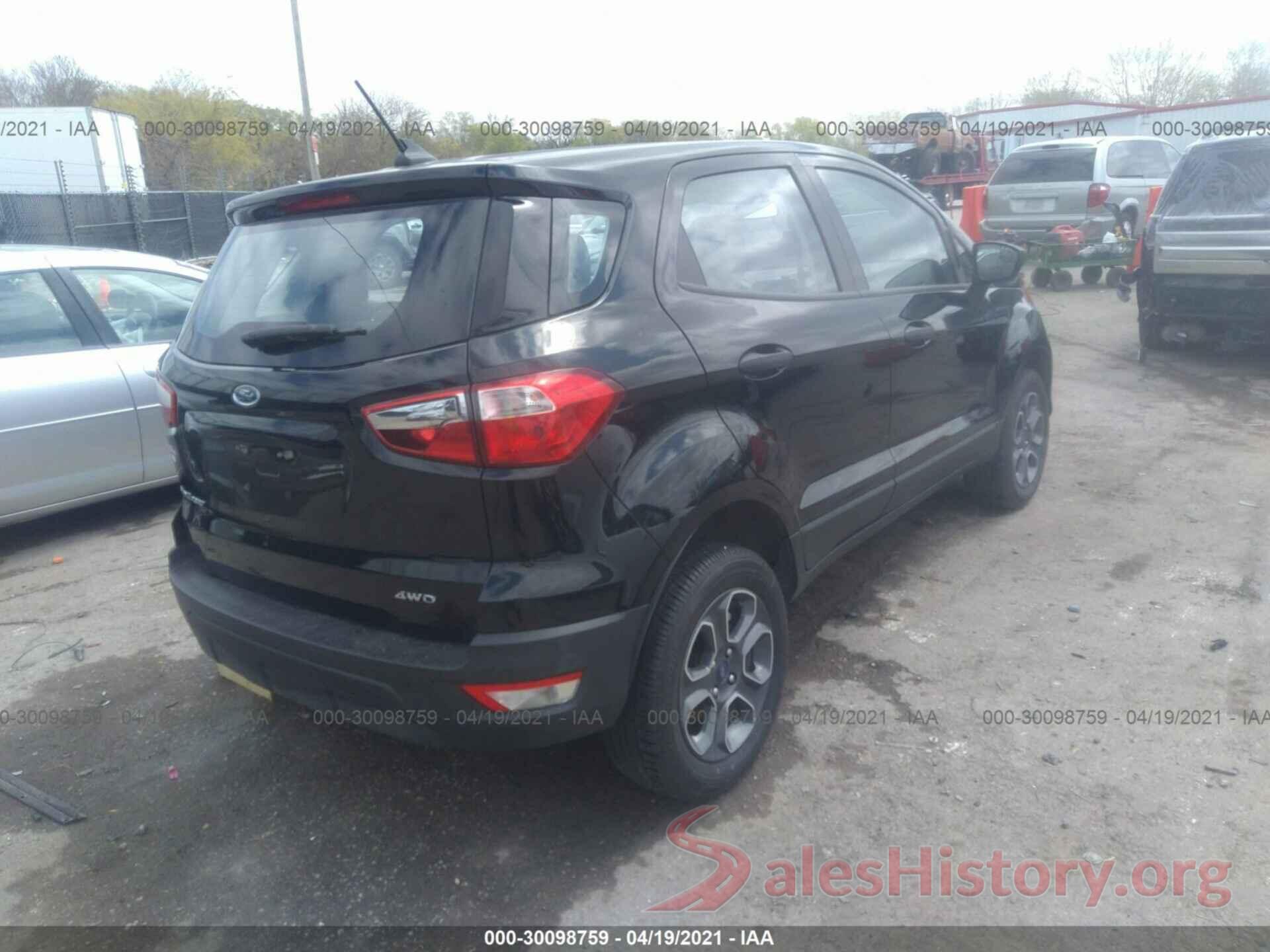 MAJ6S3FL4LC390505 2020 FORD ECOSPORT