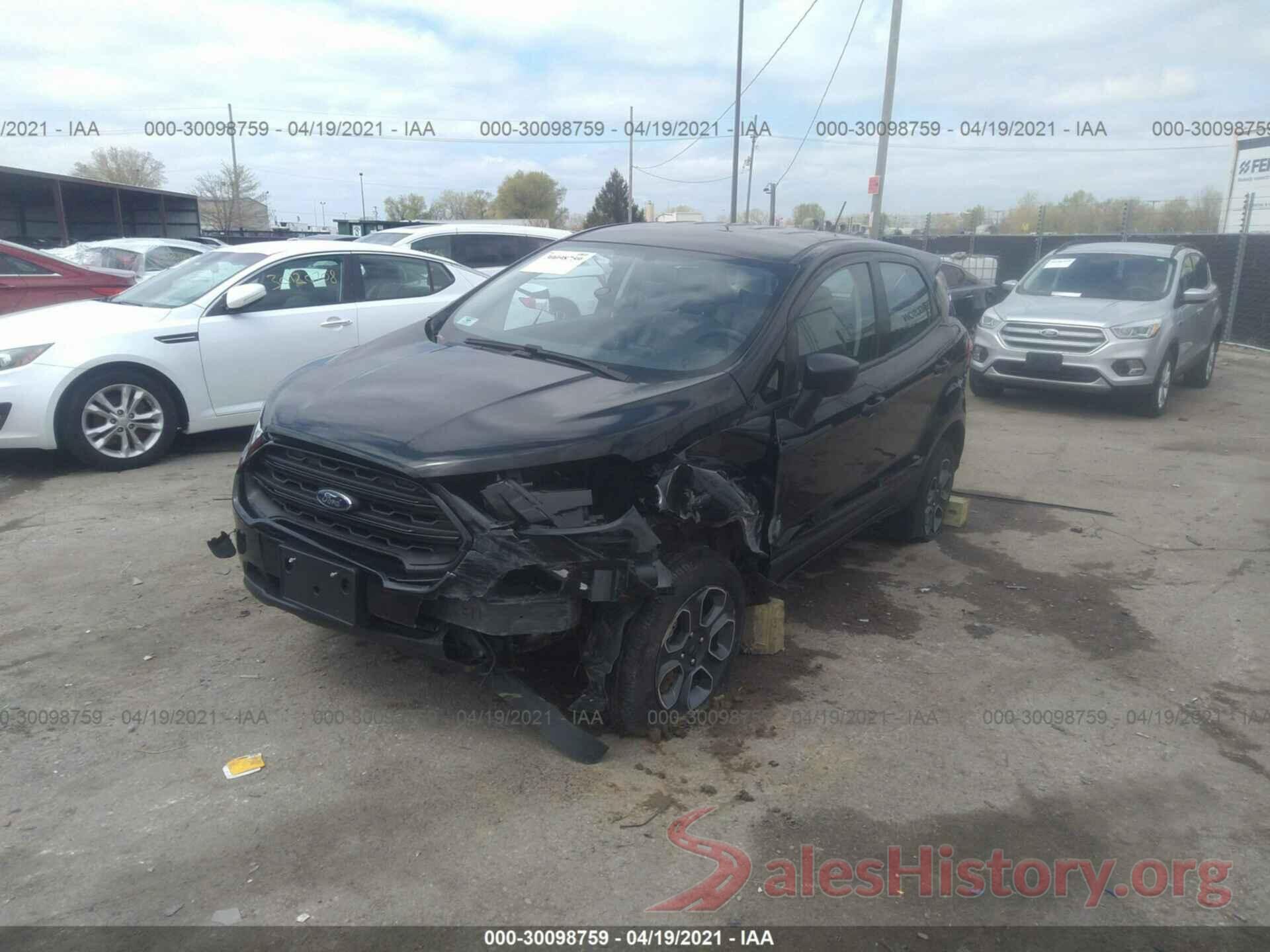 MAJ6S3FL4LC390505 2020 FORD ECOSPORT