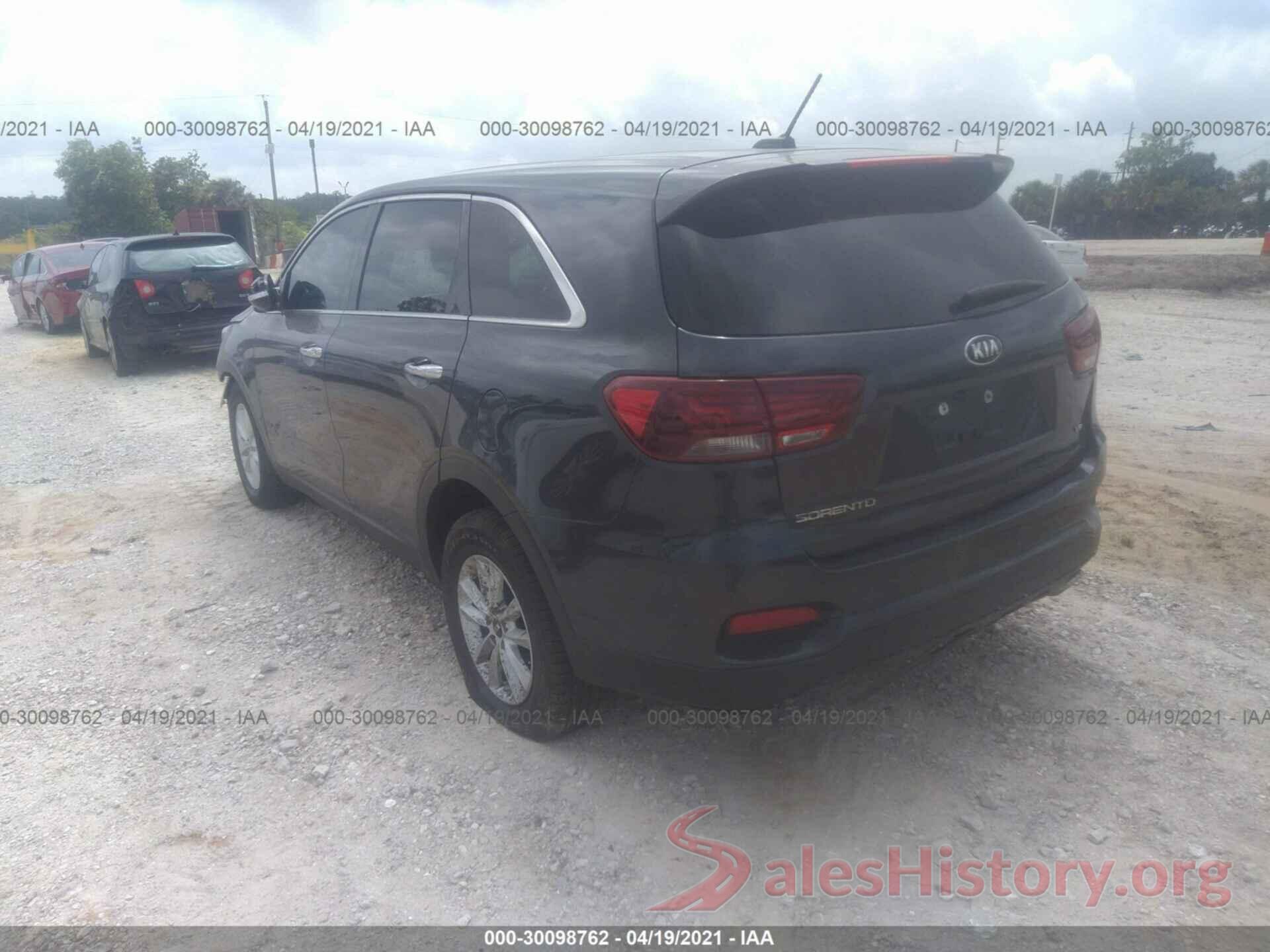 5XYPGDA55KG481453 2019 KIA SORENTO