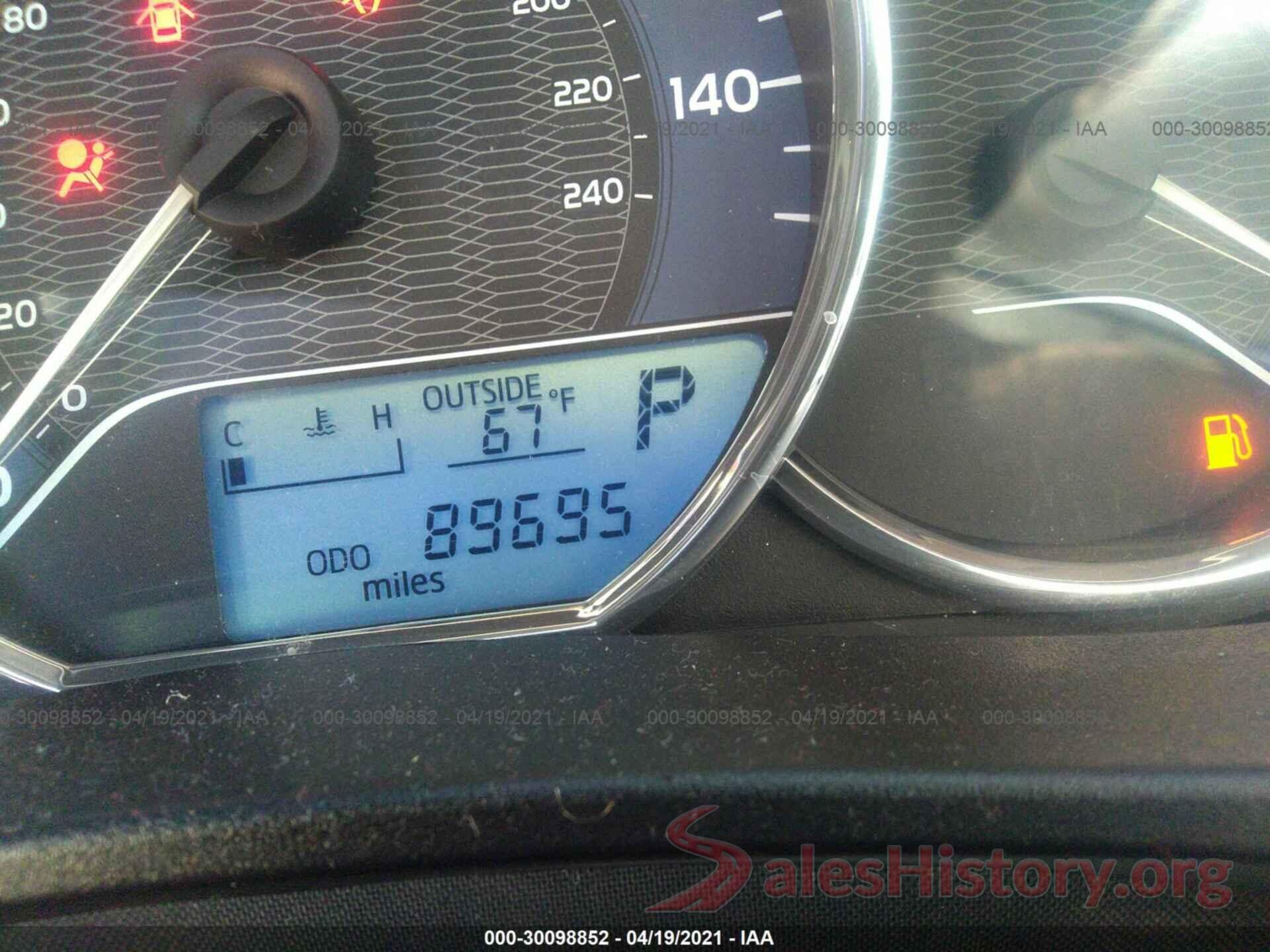 5YFBURHE3GP451442 2016 TOYOTA COROLLA