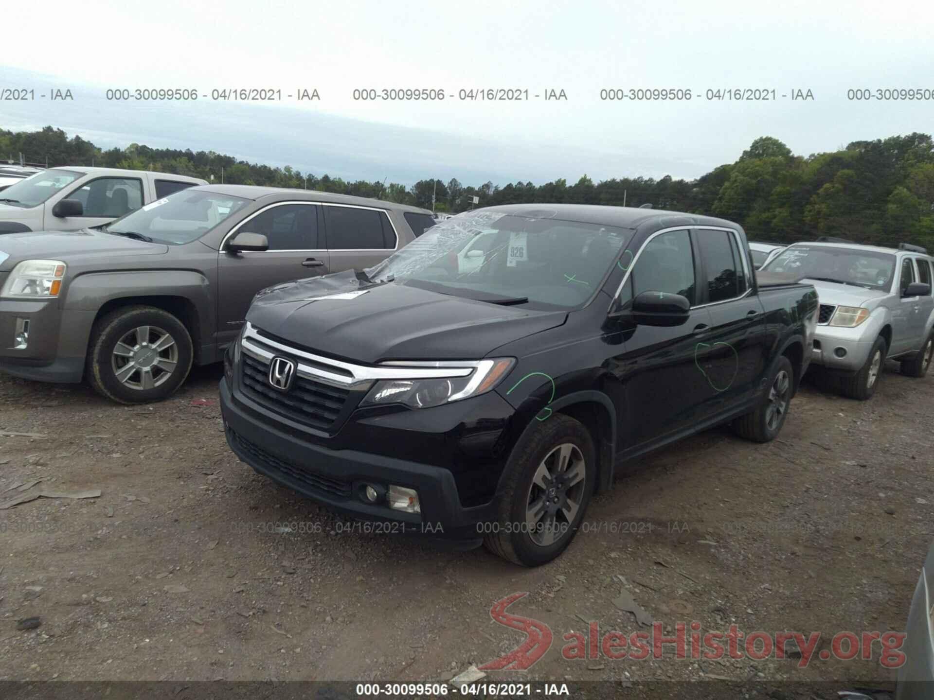 5FPYK2F61HB011825 2017 HONDA RIDGELINE