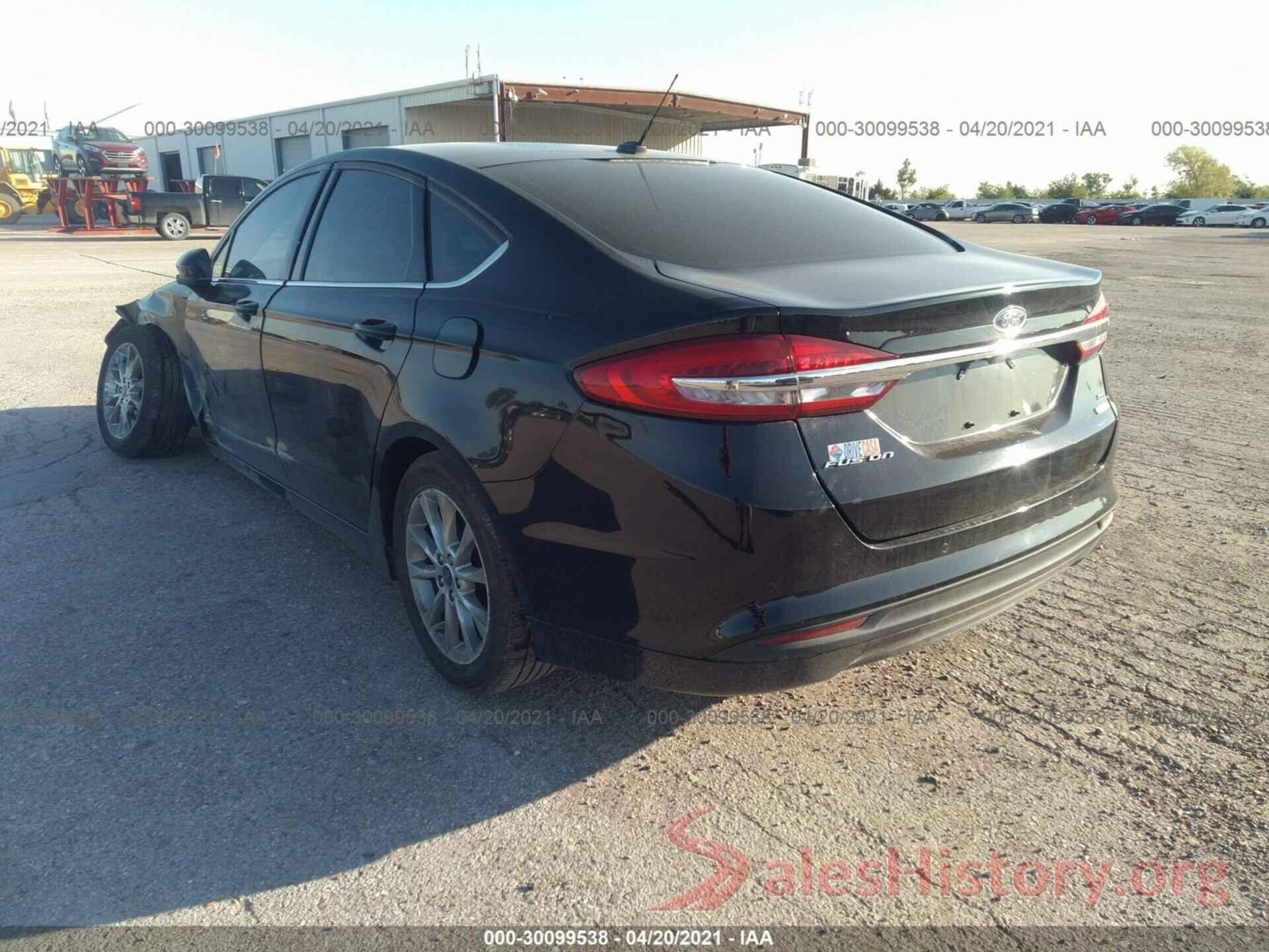 3FA6P0HD1HR407047 2017 FORD FUSION