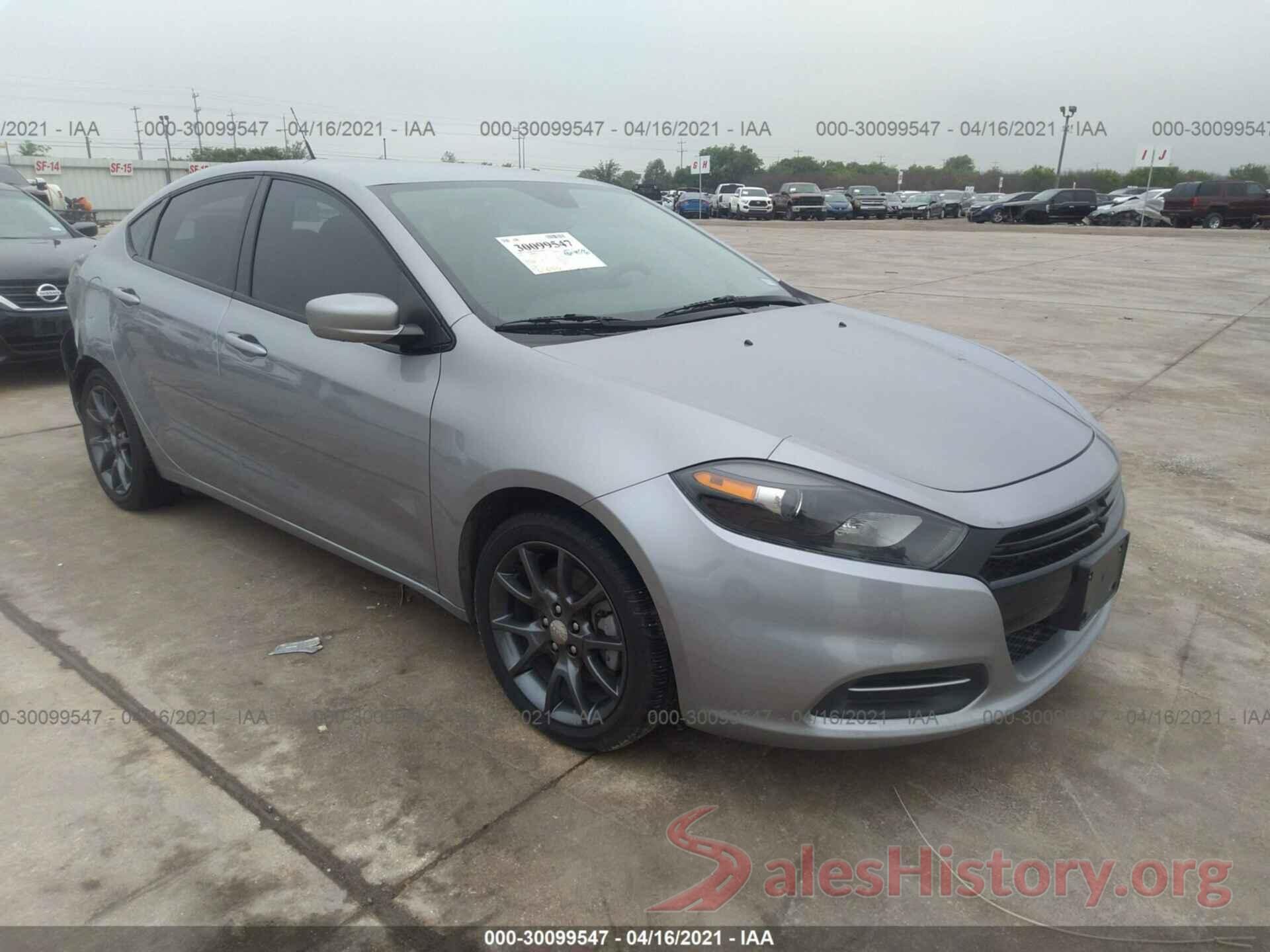 1C3CDFAA3GD661461 2016 DODGE DART