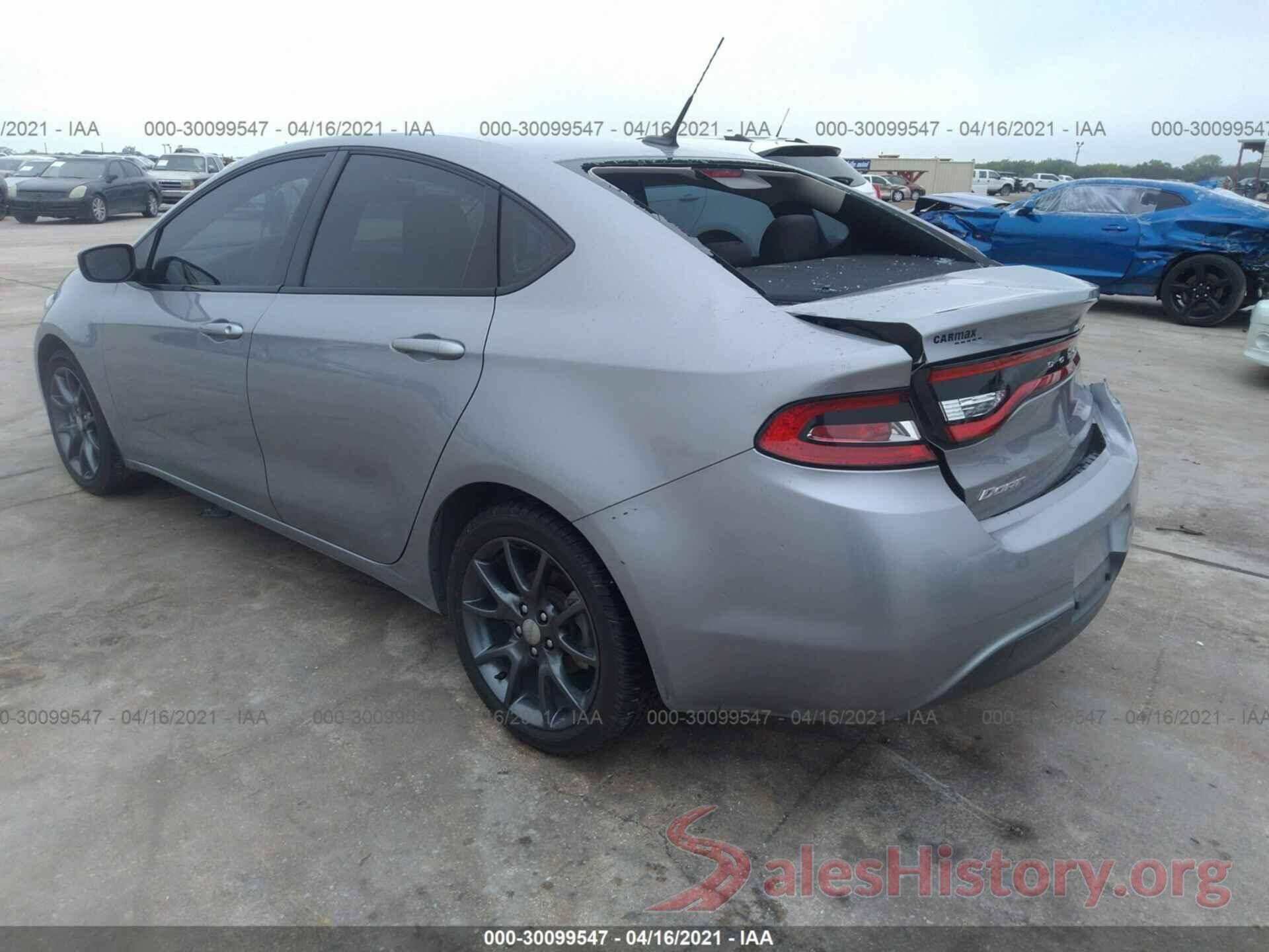 1C3CDFAA3GD661461 2016 DODGE DART