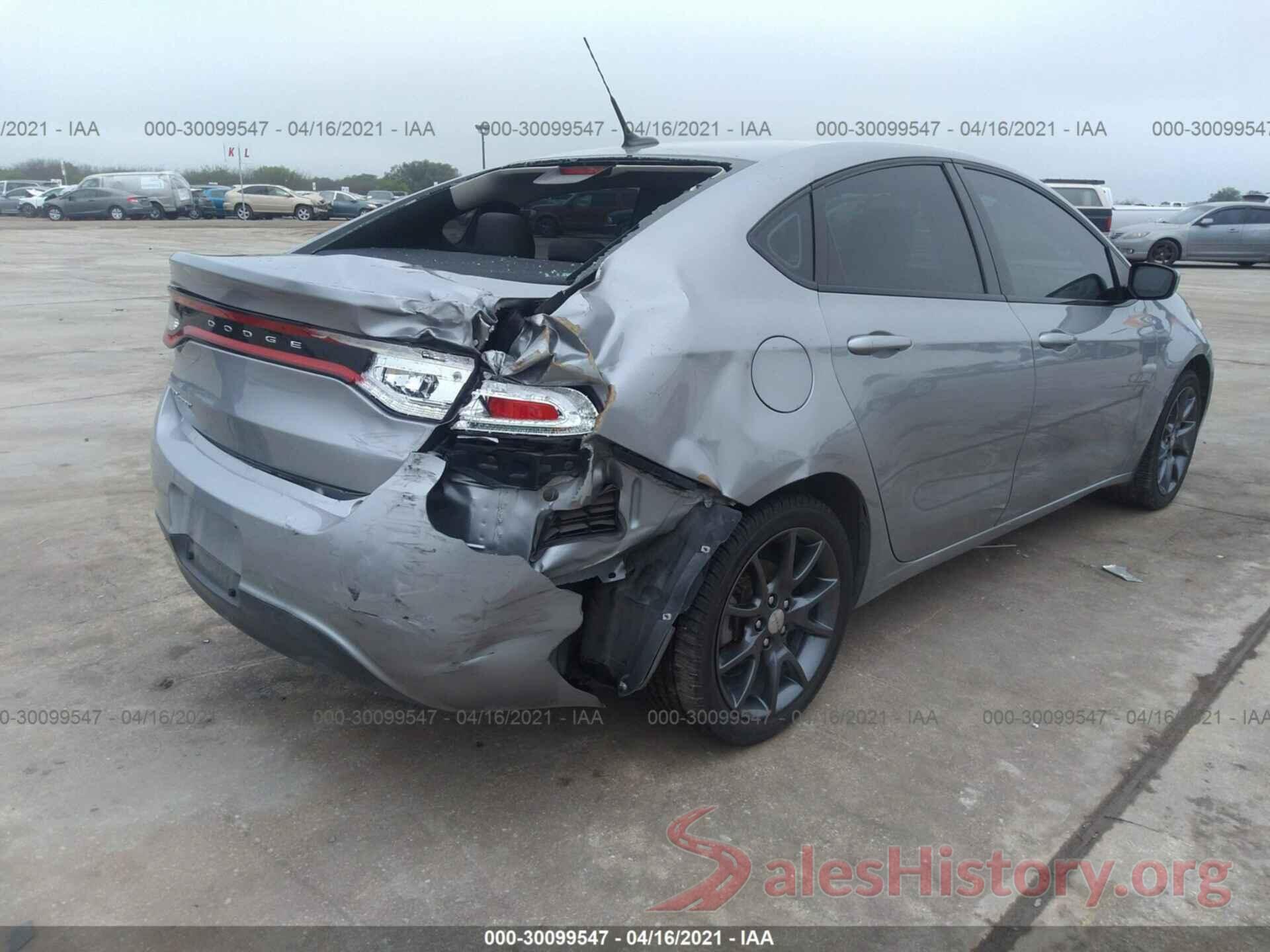 1C3CDFAA3GD661461 2016 DODGE DART