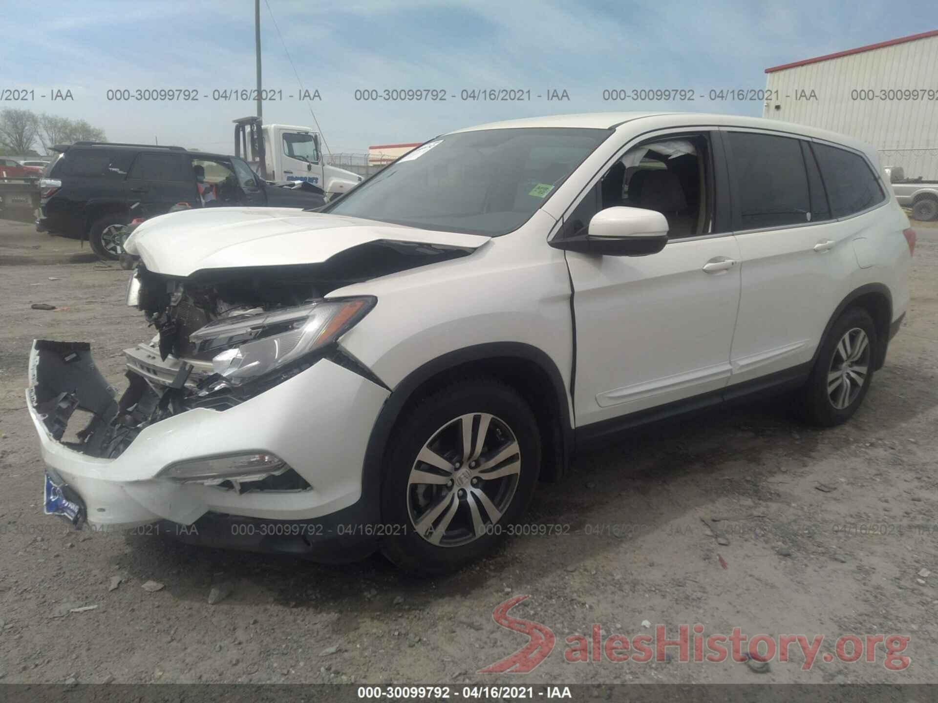 5FNYF5H37GB043856 2016 HONDA PILOT