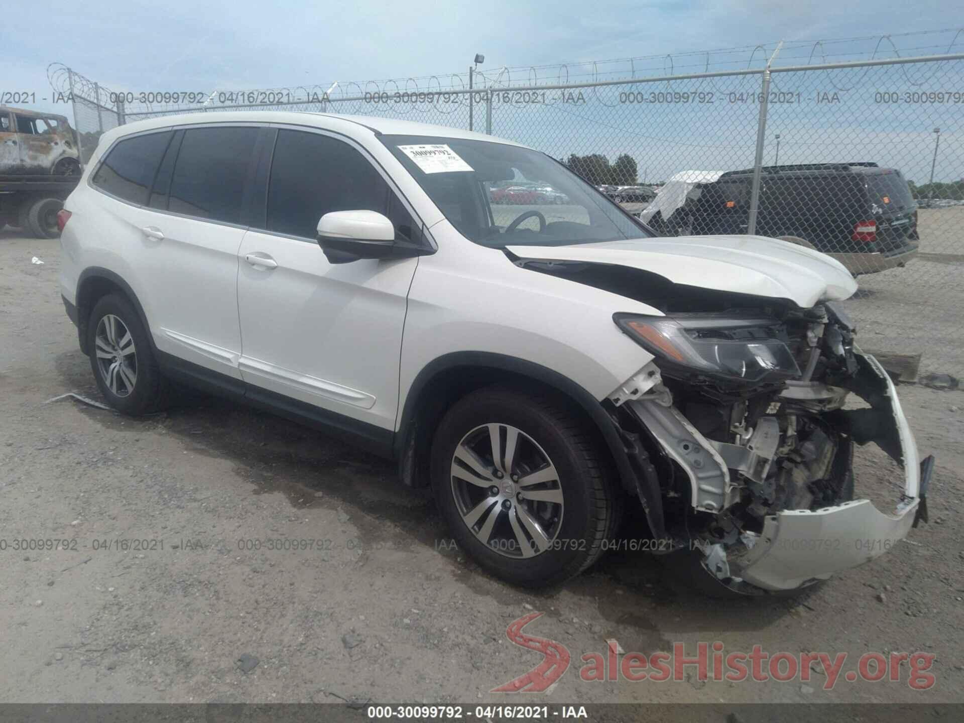 5FNYF5H37GB043856 2016 HONDA PILOT