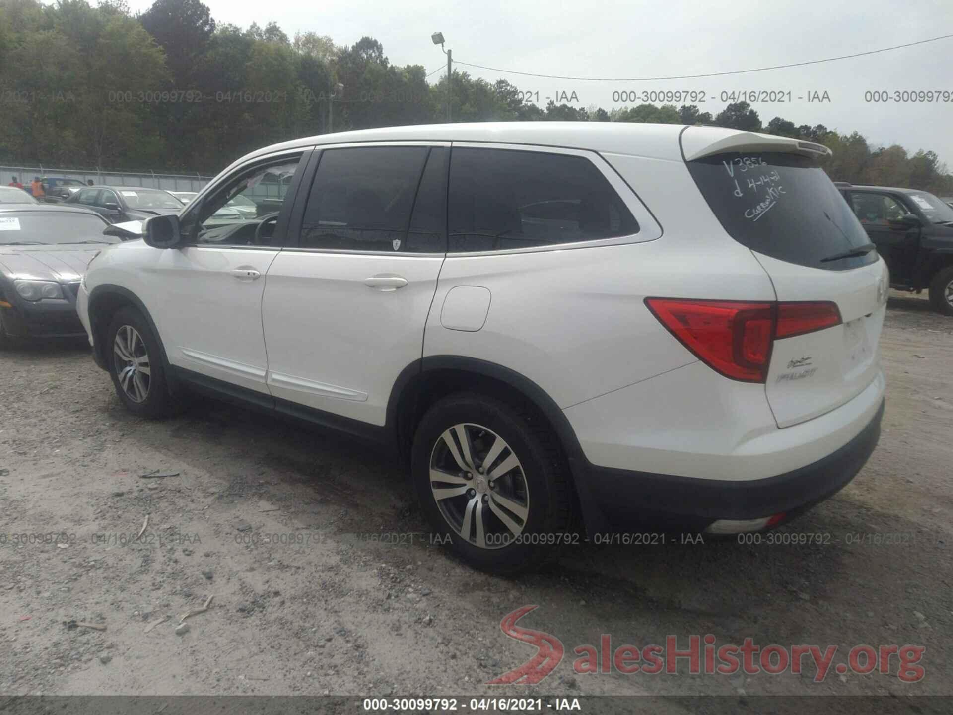 5FNYF5H37GB043856 2016 HONDA PILOT