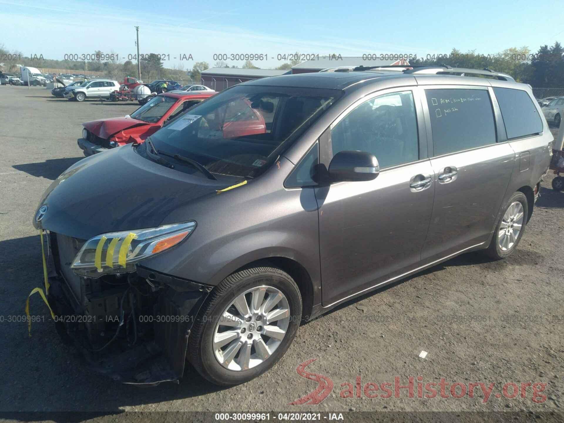 5TDYK3DC2GS711726 2016 TOYOTA SIENNA