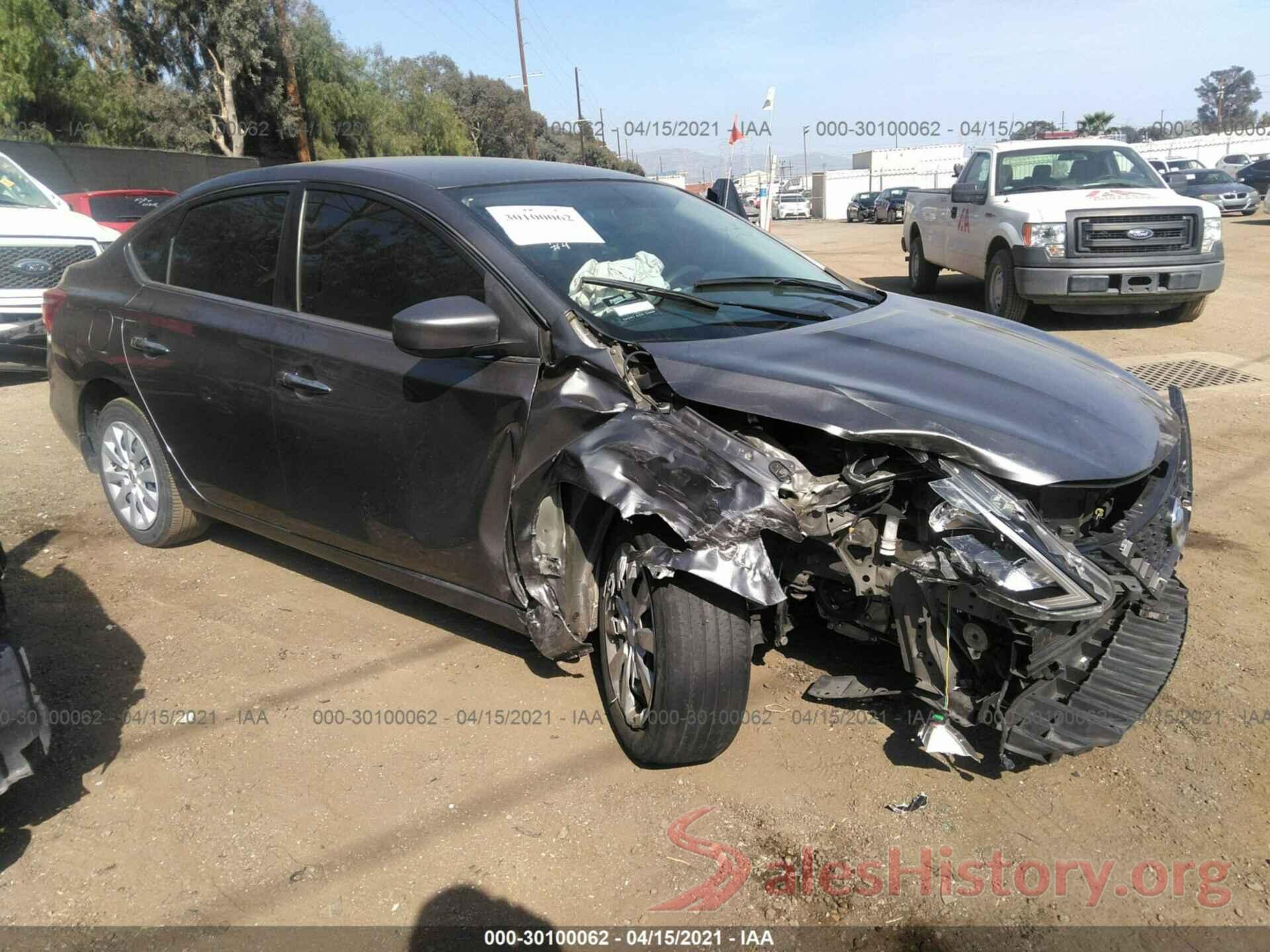 3N1AB7AP7KY261365 2019 NISSAN SENTRA