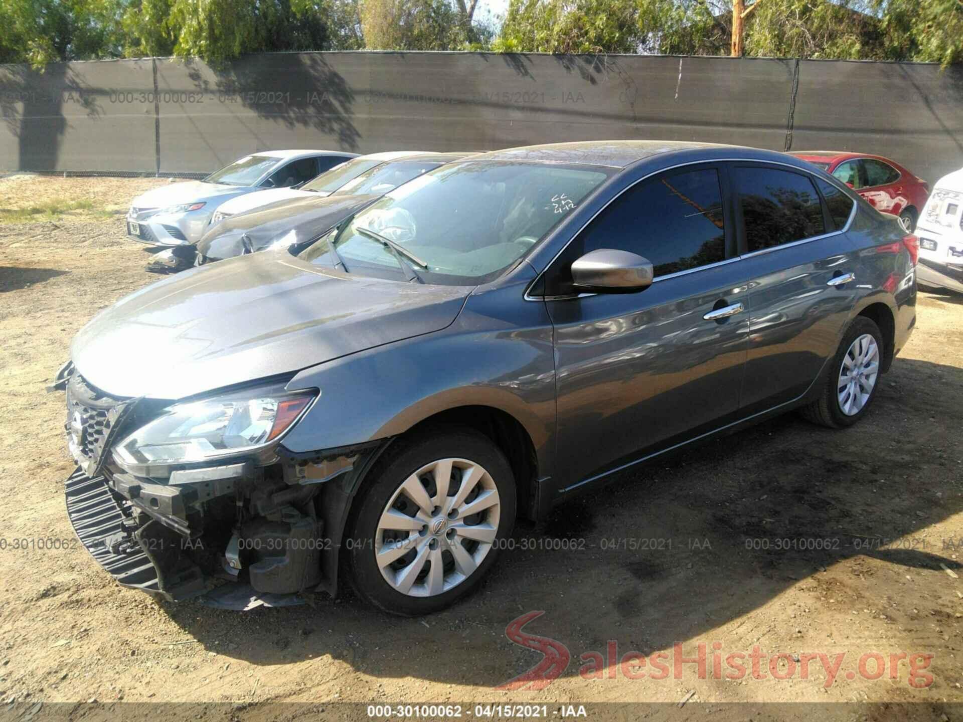 3N1AB7AP7KY261365 2019 NISSAN SENTRA