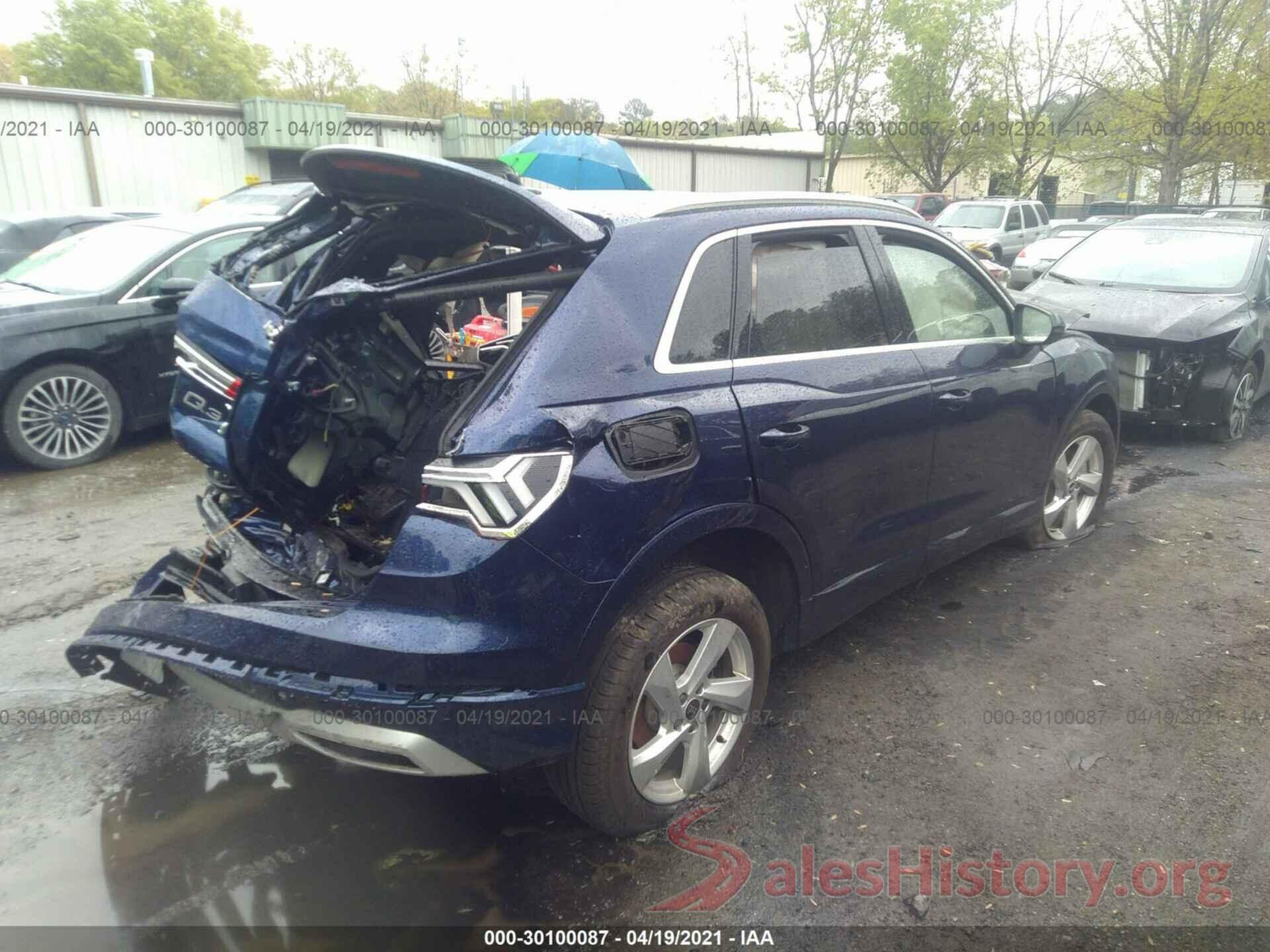 WA1AUCF32M1067298 2021 AUDI Q3