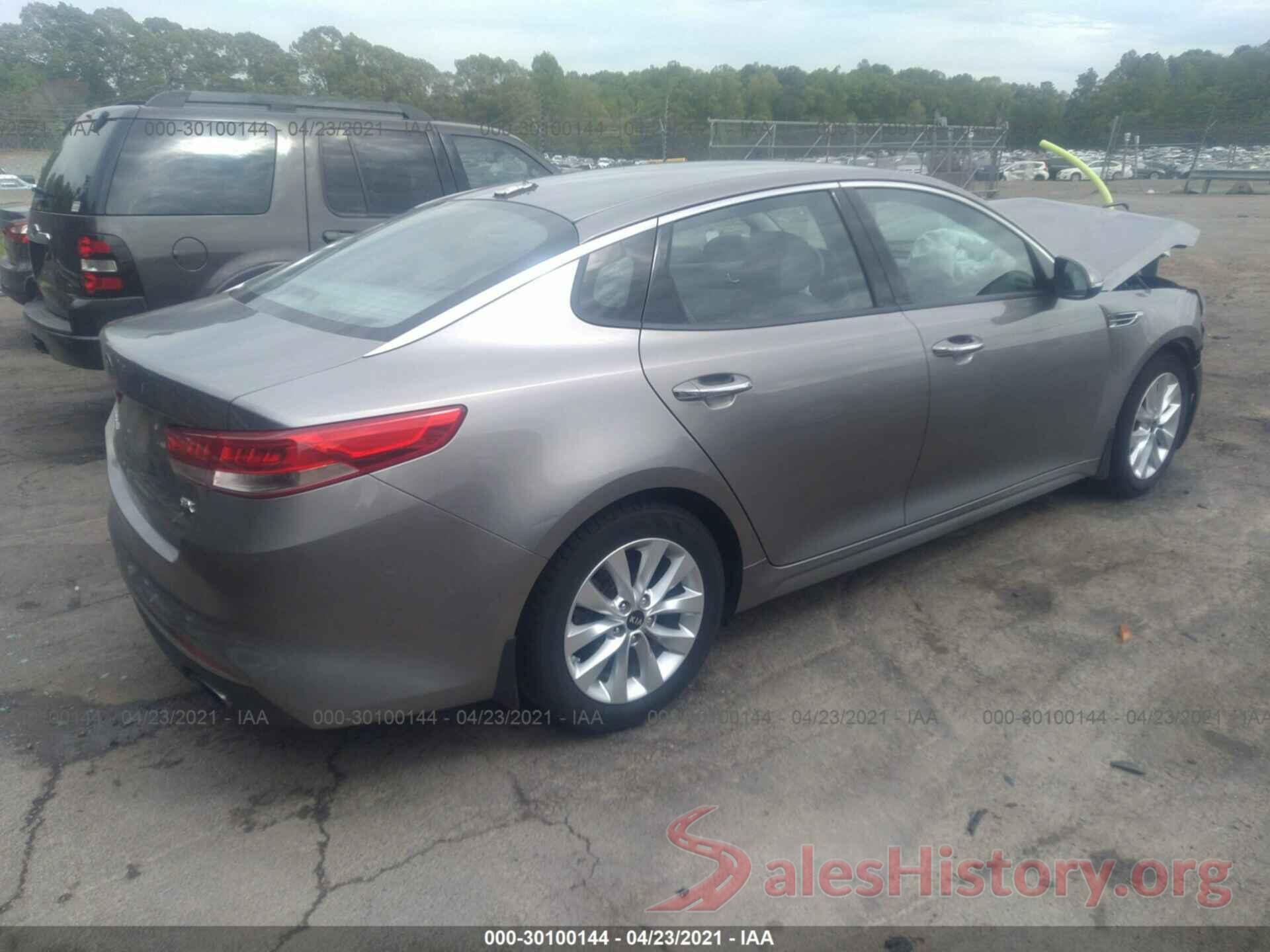 5XXGU4L39GG063834 2016 KIA OPTIMA