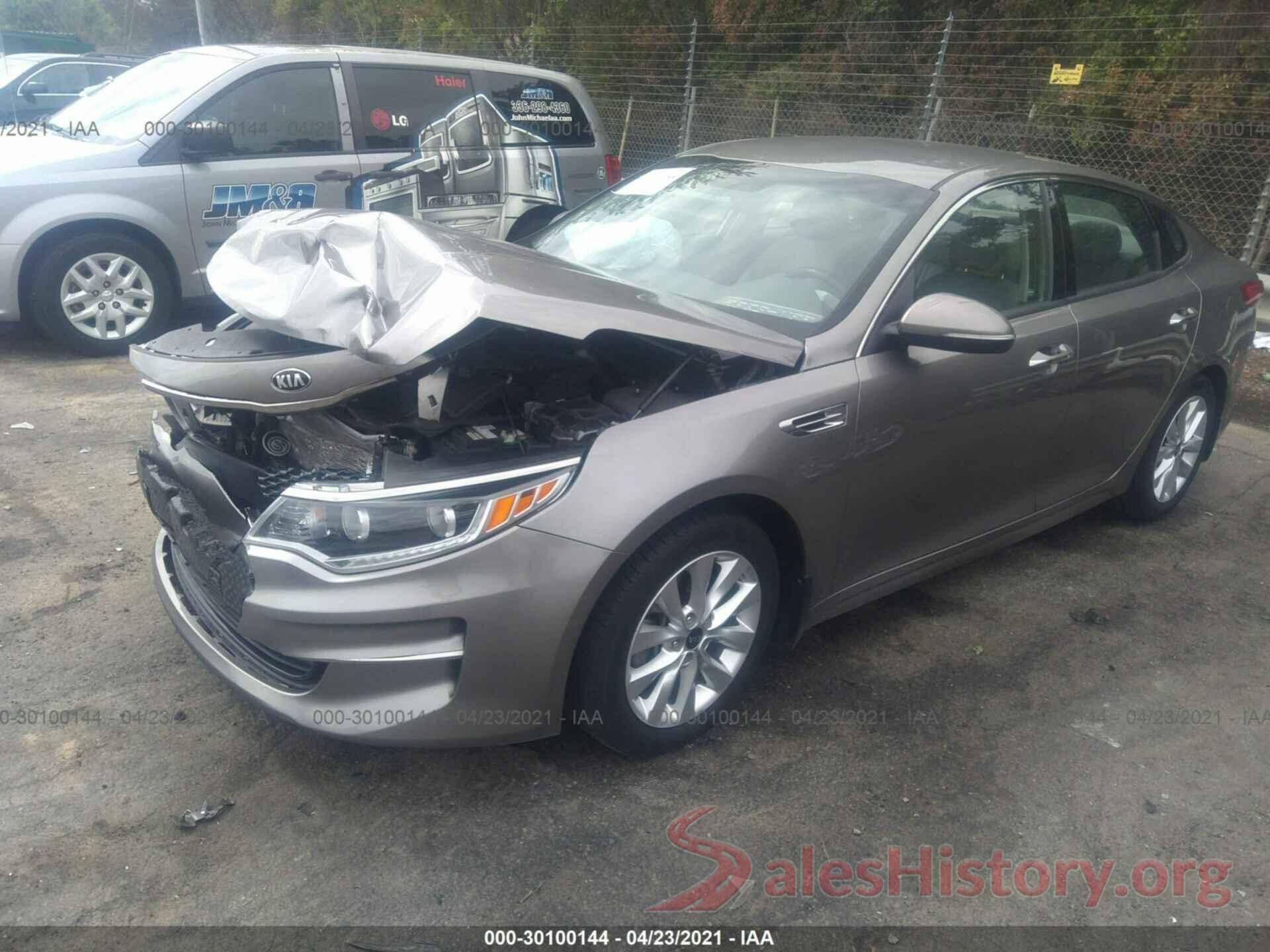 5XXGU4L39GG063834 2016 KIA OPTIMA