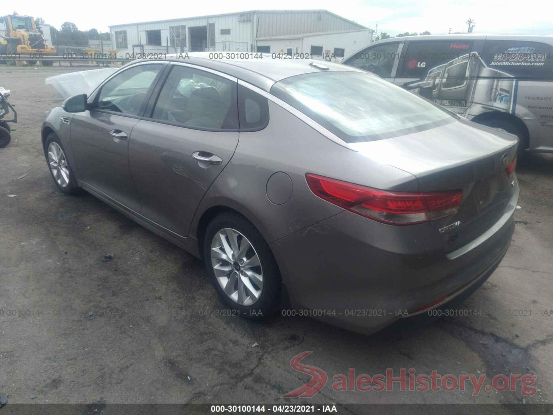 5XXGU4L39GG063834 2016 KIA OPTIMA