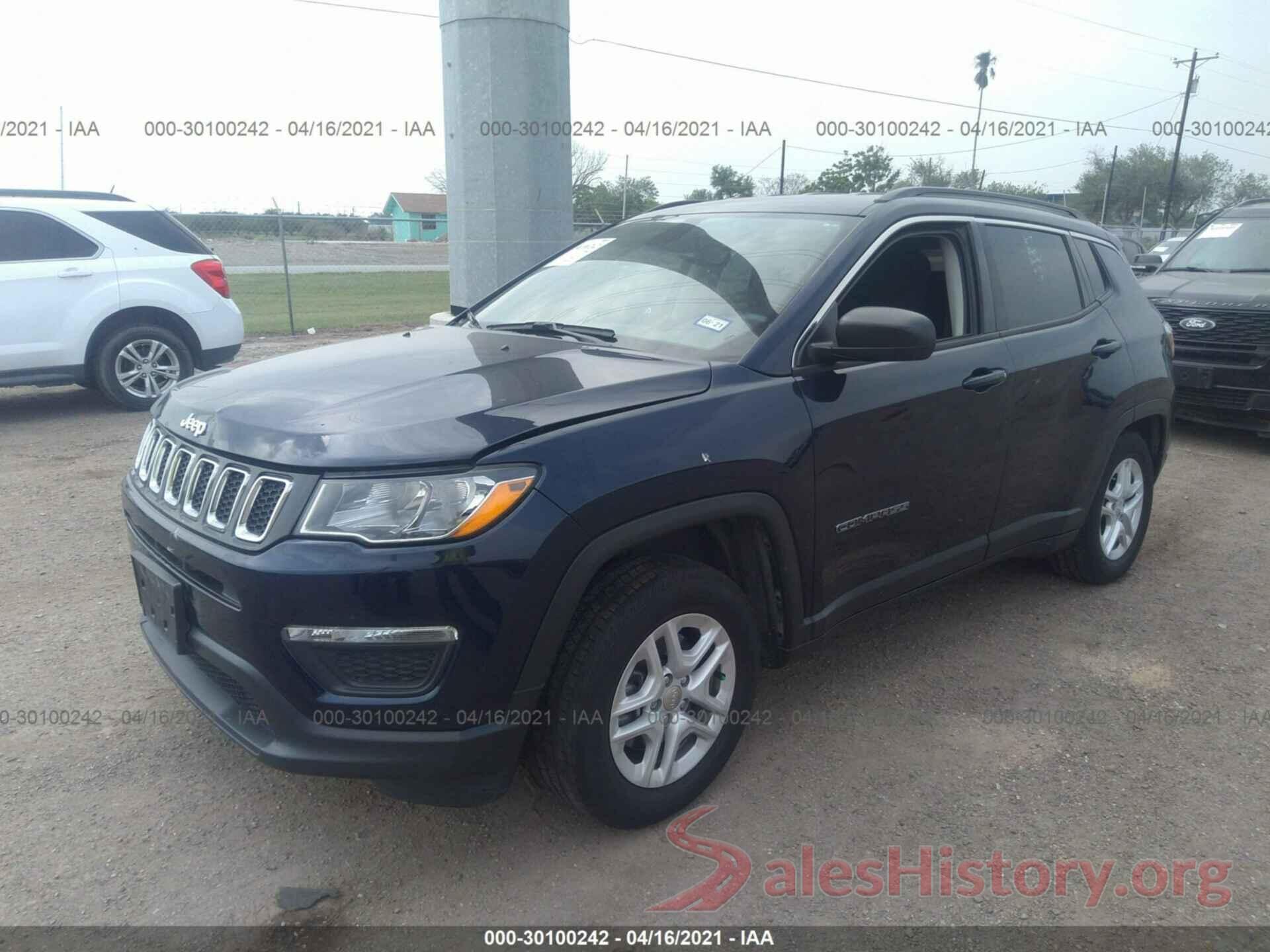 3C4NJCAB8KT743760 2019 JEEP COMPASS