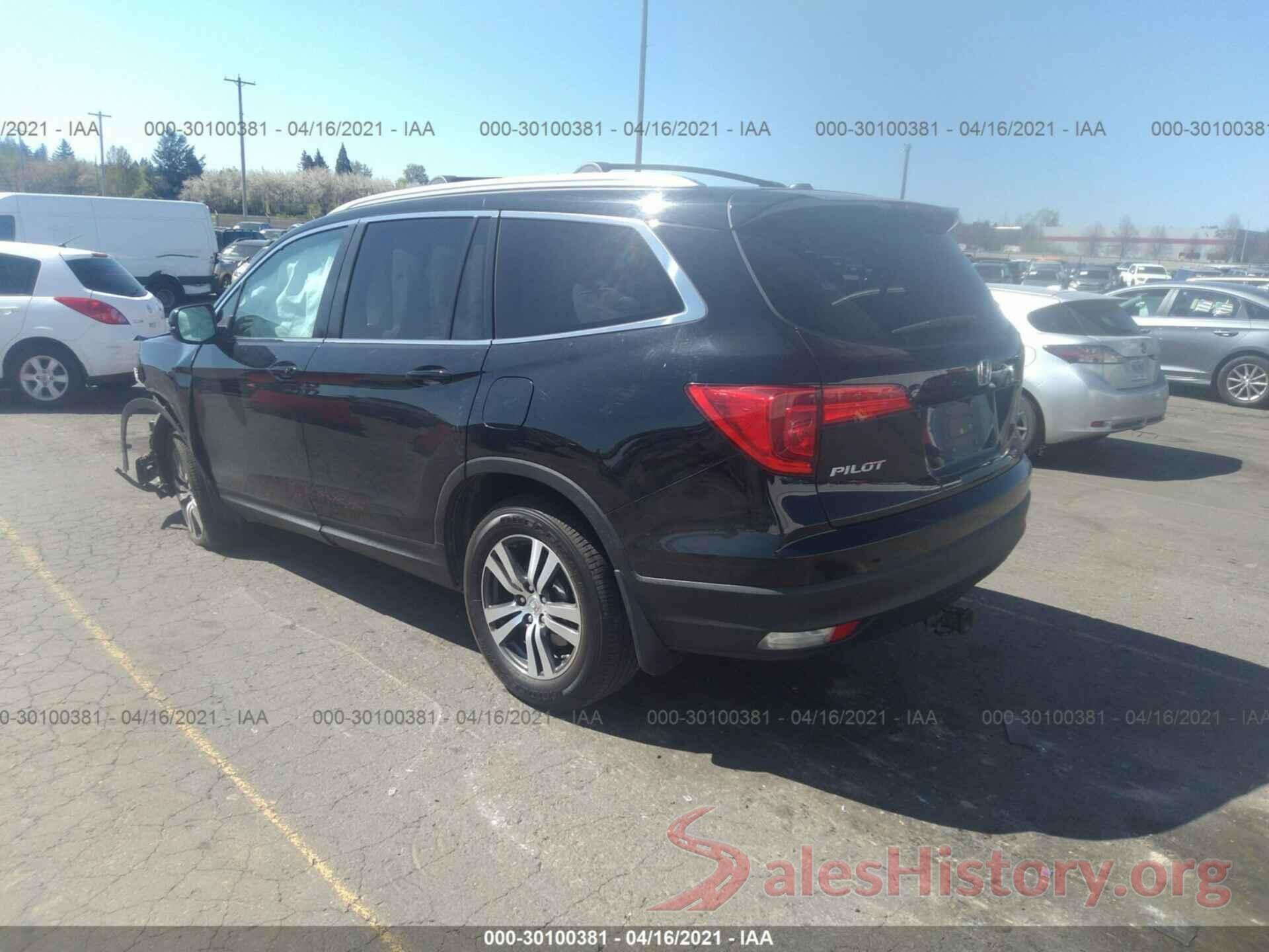 5FNYF6H66GB054993 2016 HONDA PILOT