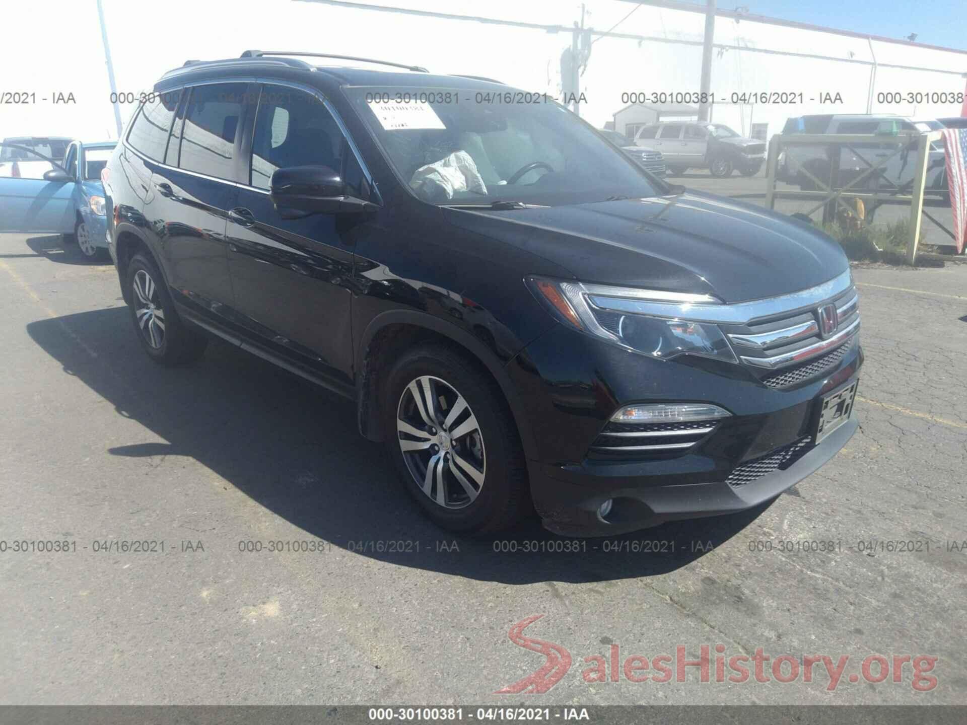 5FNYF6H66GB054993 2016 HONDA PILOT