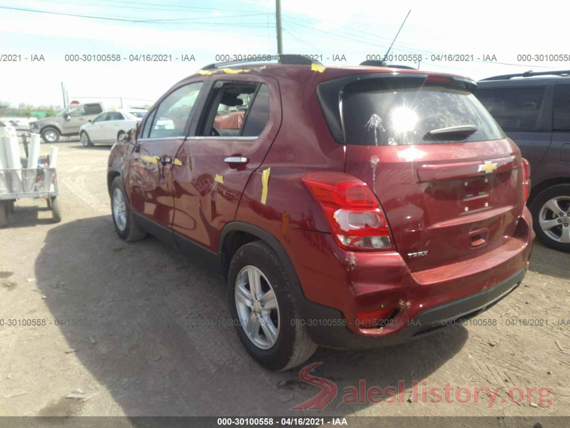 3GNCJLSB7JL220113 2018 CHEVROLET TRAX