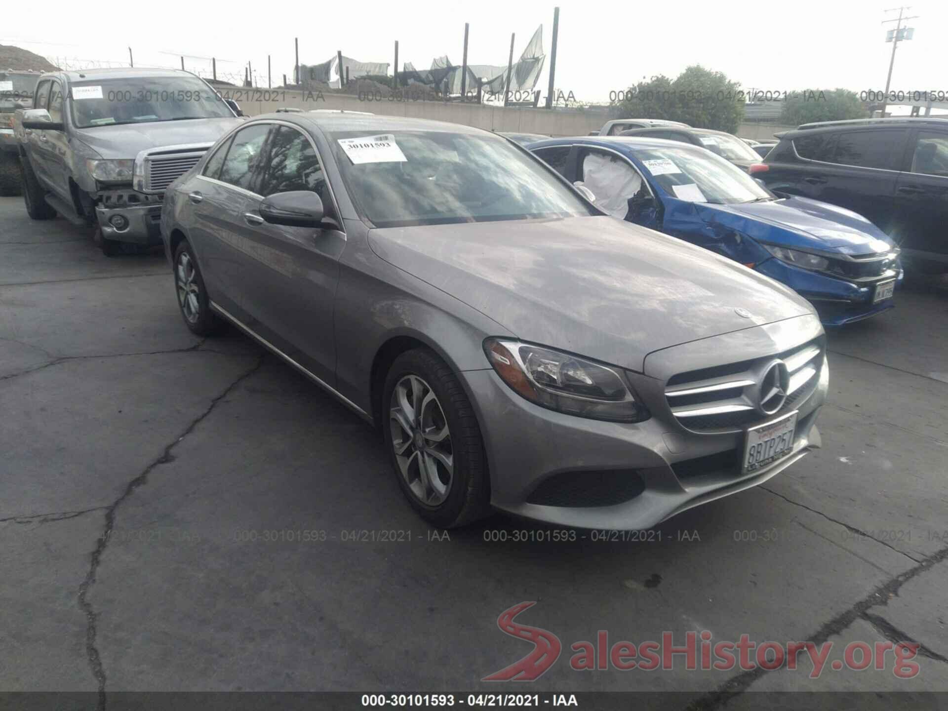 55SWF4JB1GU160799 2016 MERCEDES-BENZ C-CLASS