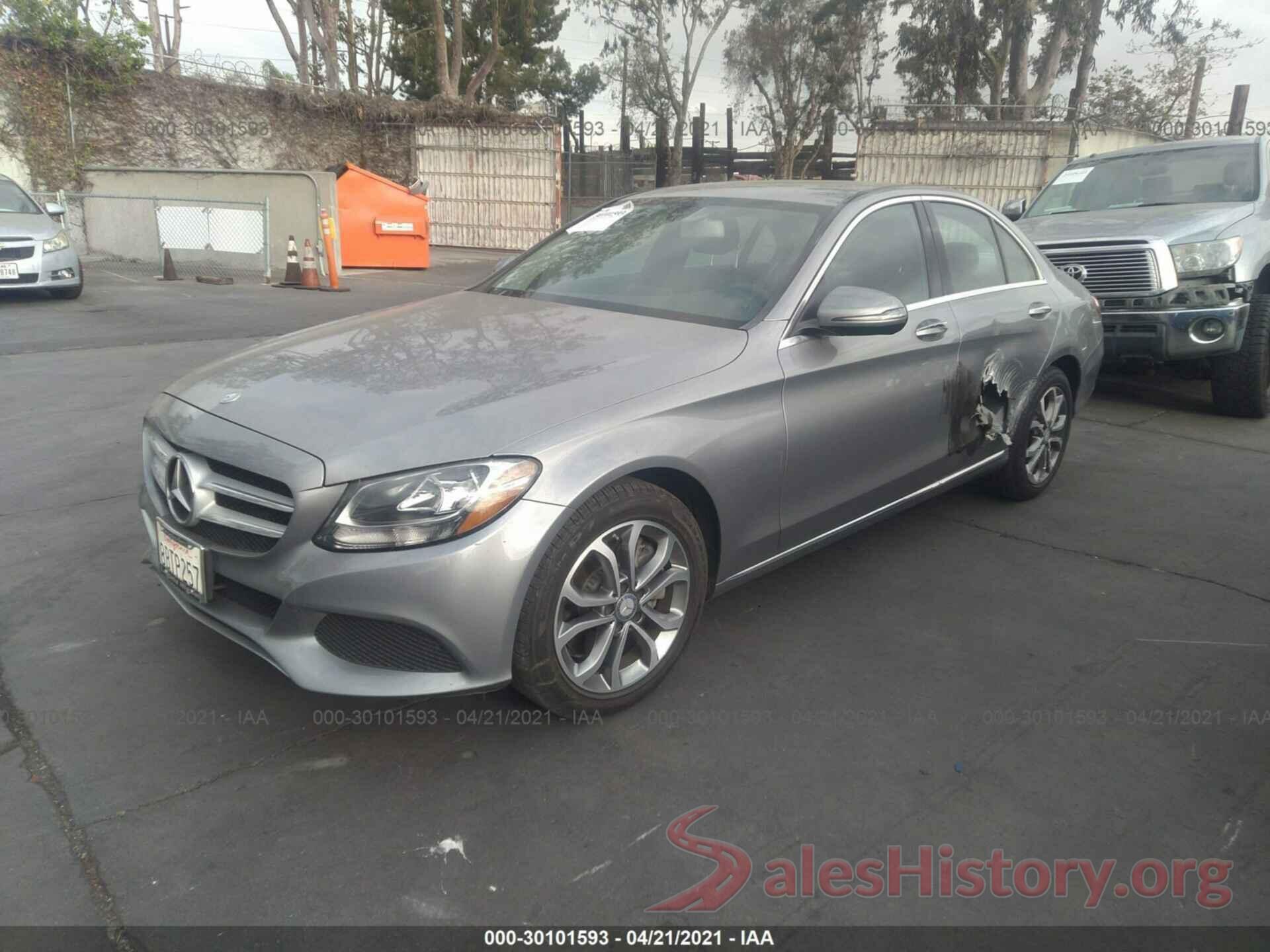 55SWF4JB1GU160799 2016 MERCEDES-BENZ C-CLASS