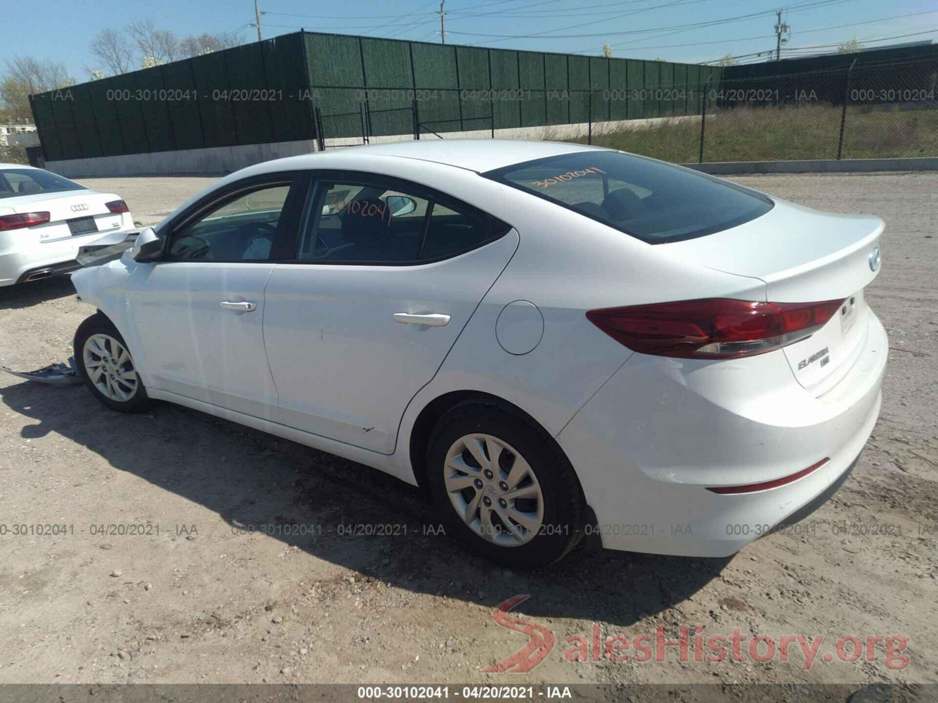 5NPD74LF6JH267166 2018 HYUNDAI ELANTRA