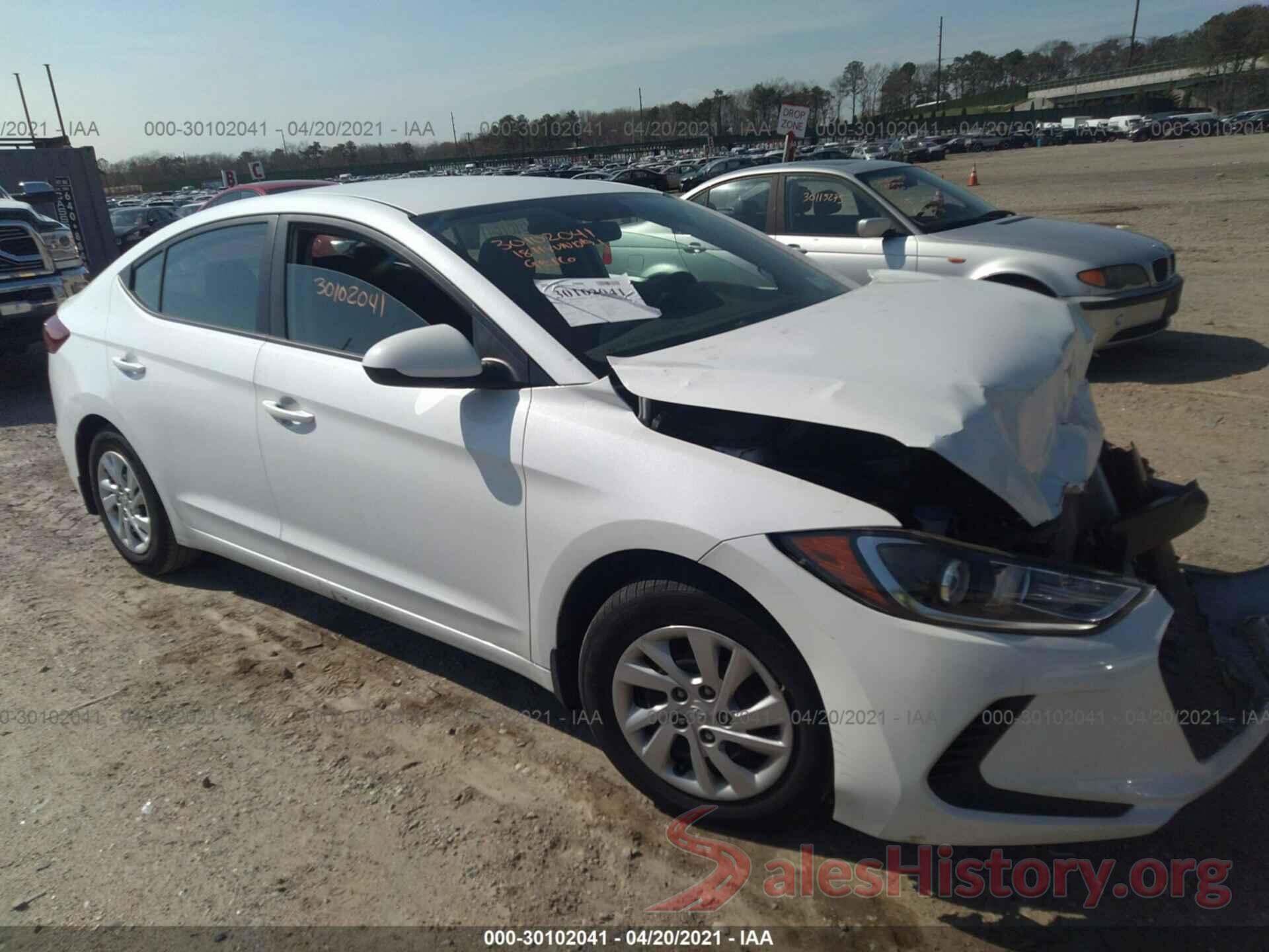 5NPD74LF6JH267166 2018 HYUNDAI ELANTRA