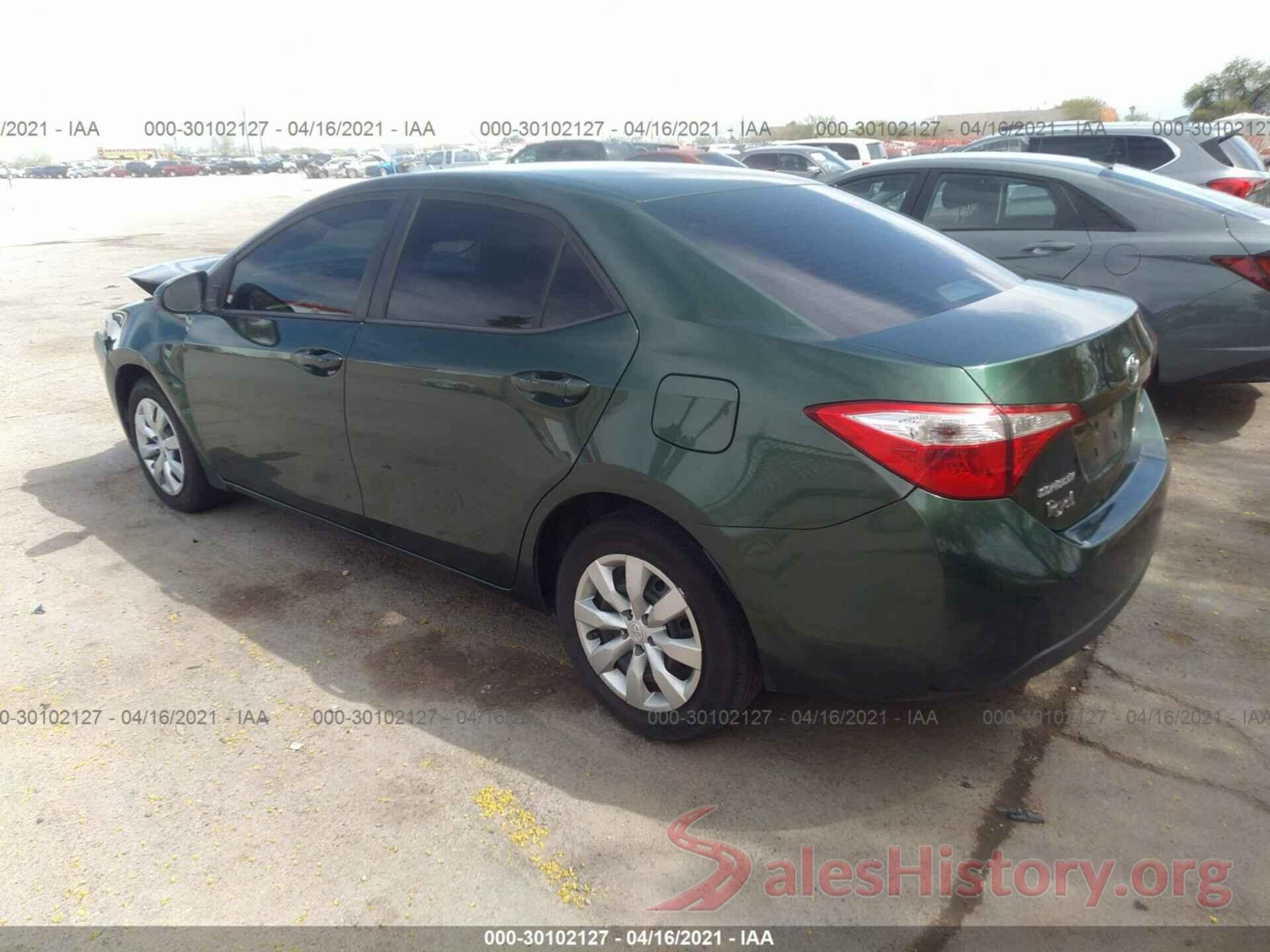 2T1BURHE1GC607008 2016 TOYOTA COROLLA