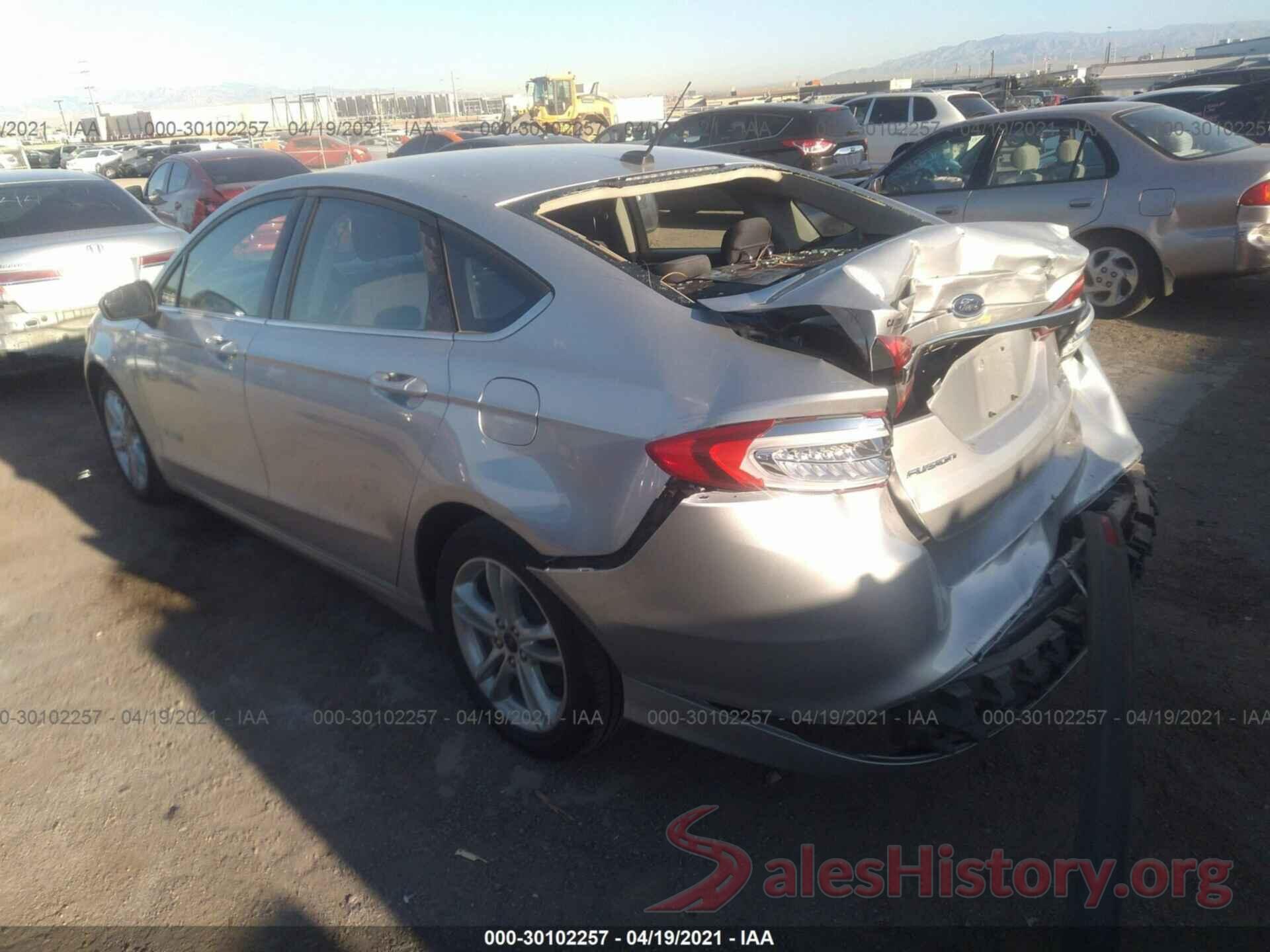 3FA6P0LU8JR173485 2018 FORD FUSION HYBRID