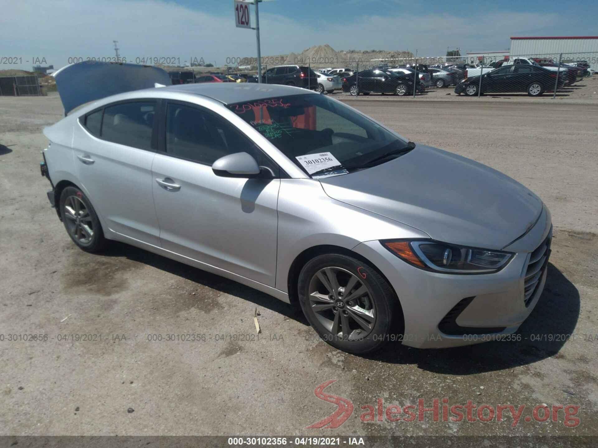 5NPD84LF5JH298065 2018 HYUNDAI ELANTRA