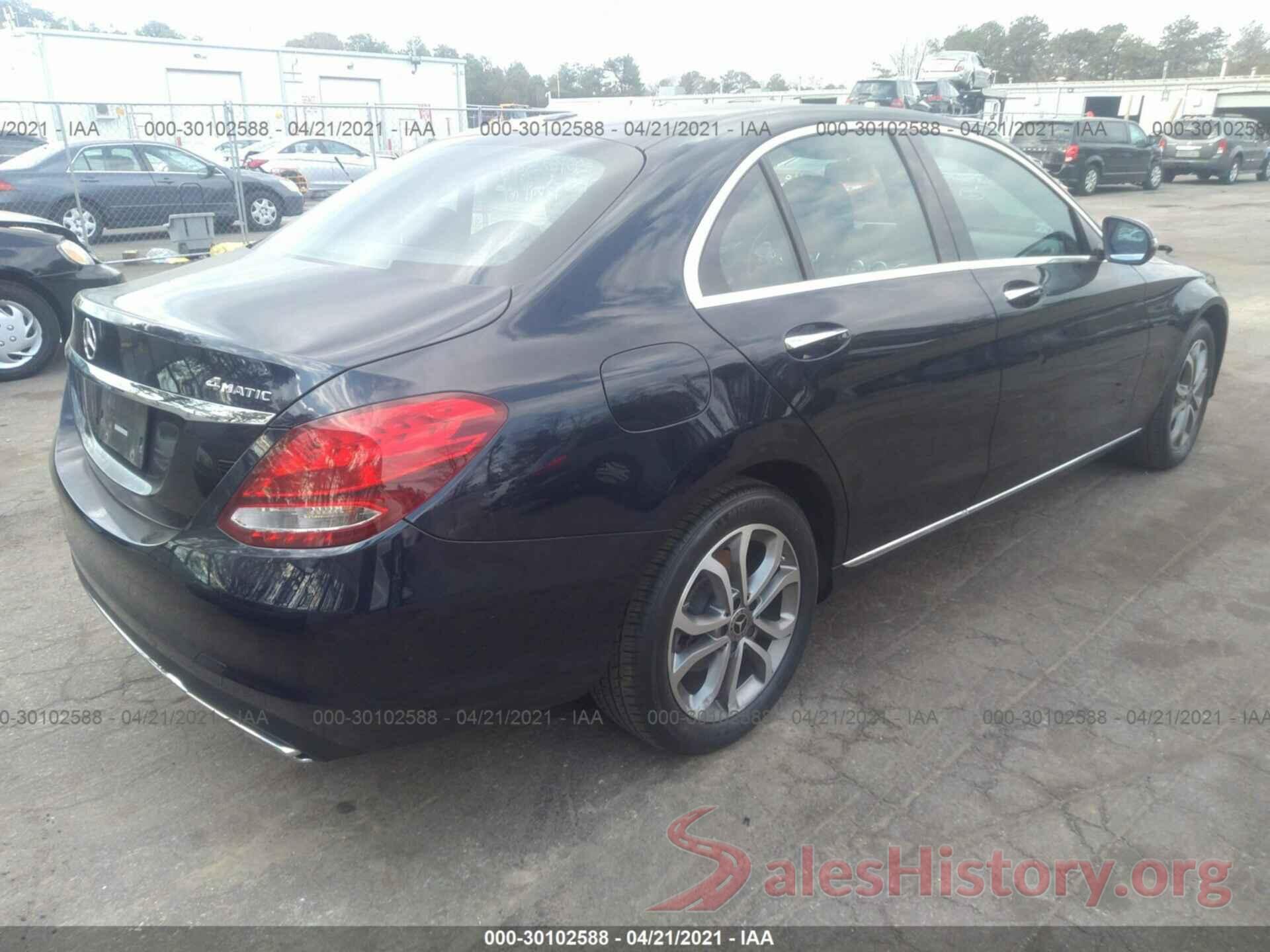 55SWF4KB3JU271568 2018 MERCEDES-BENZ C-CLASS