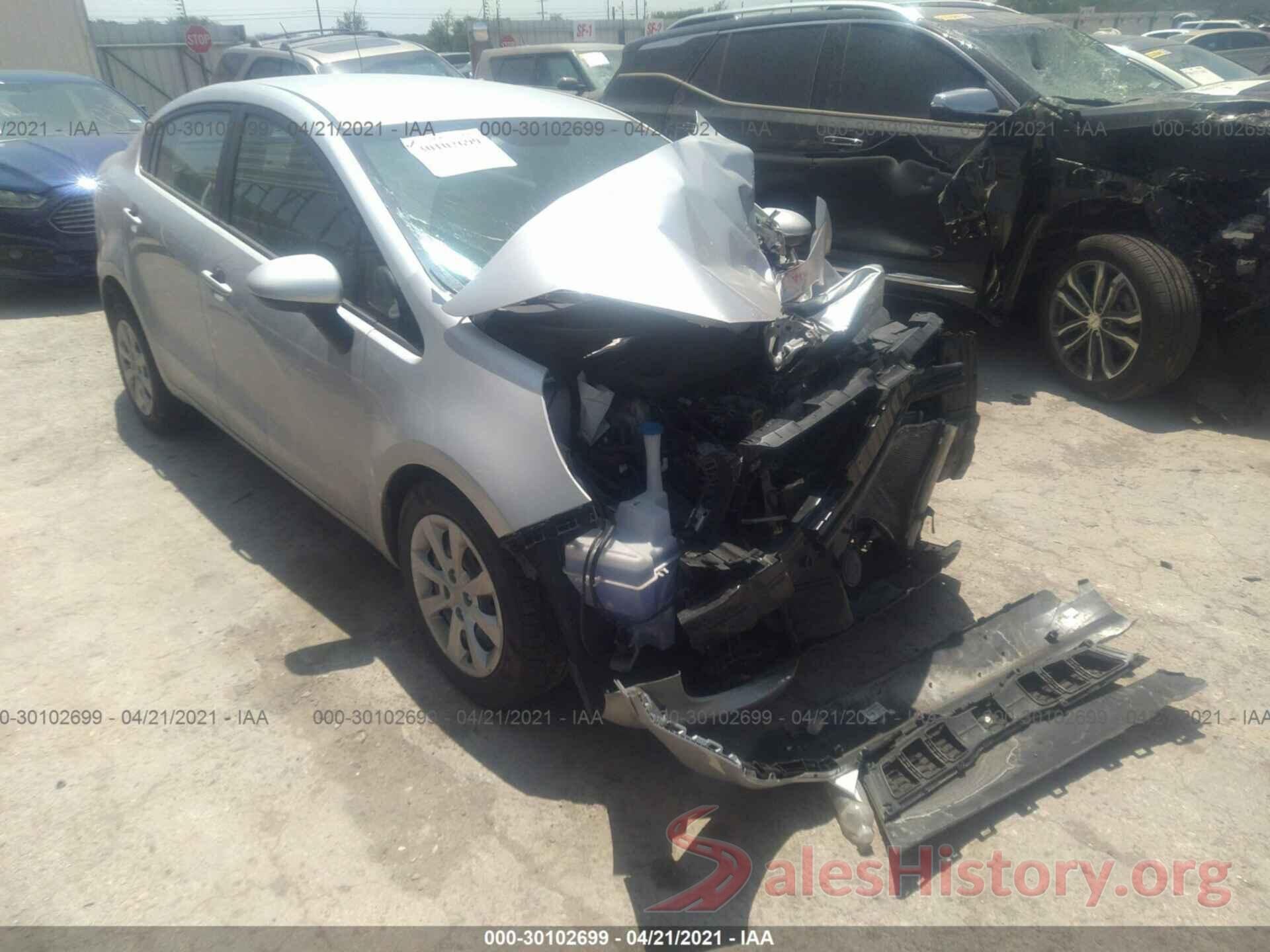 KNADM4A39H6100383 2017 KIA RIO