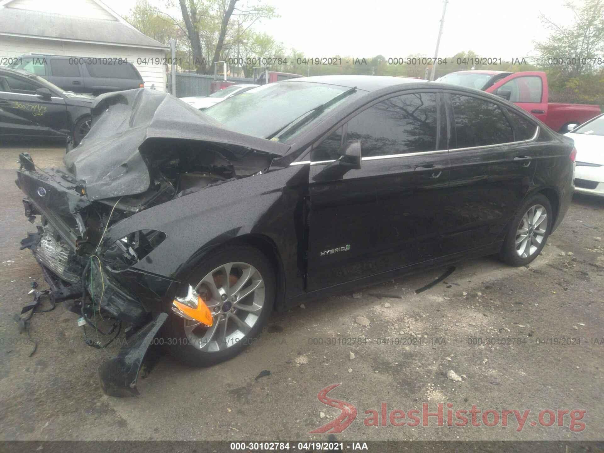 3FA6P0LU4KR105783 2019 FORD FUSION HYBRID