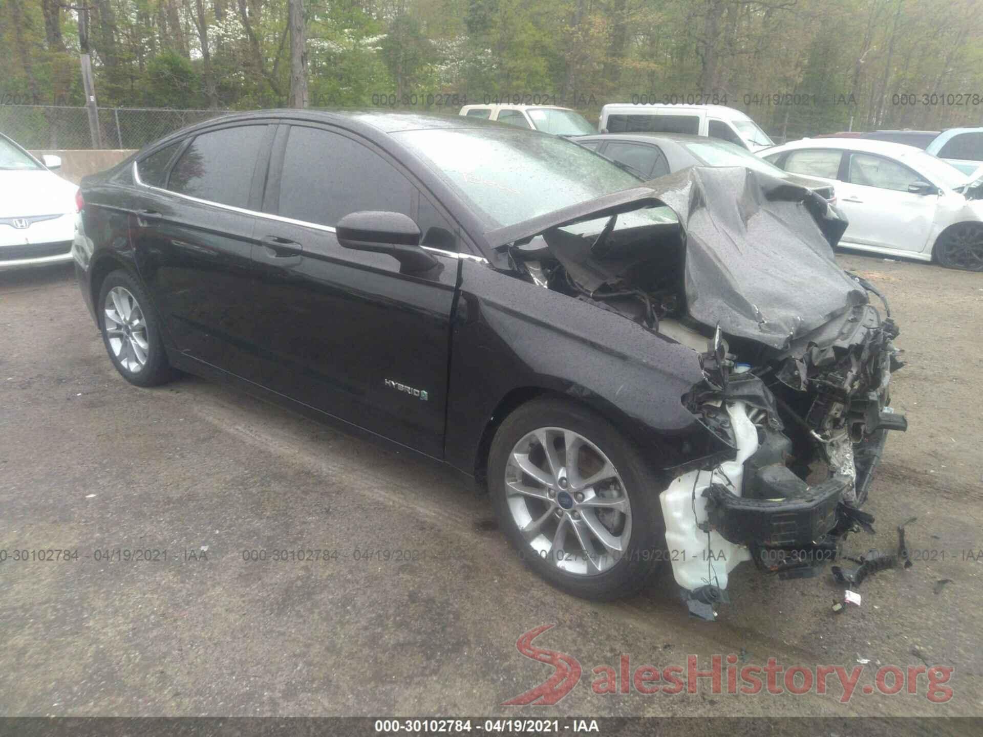 3FA6P0LU4KR105783 2019 FORD FUSION HYBRID