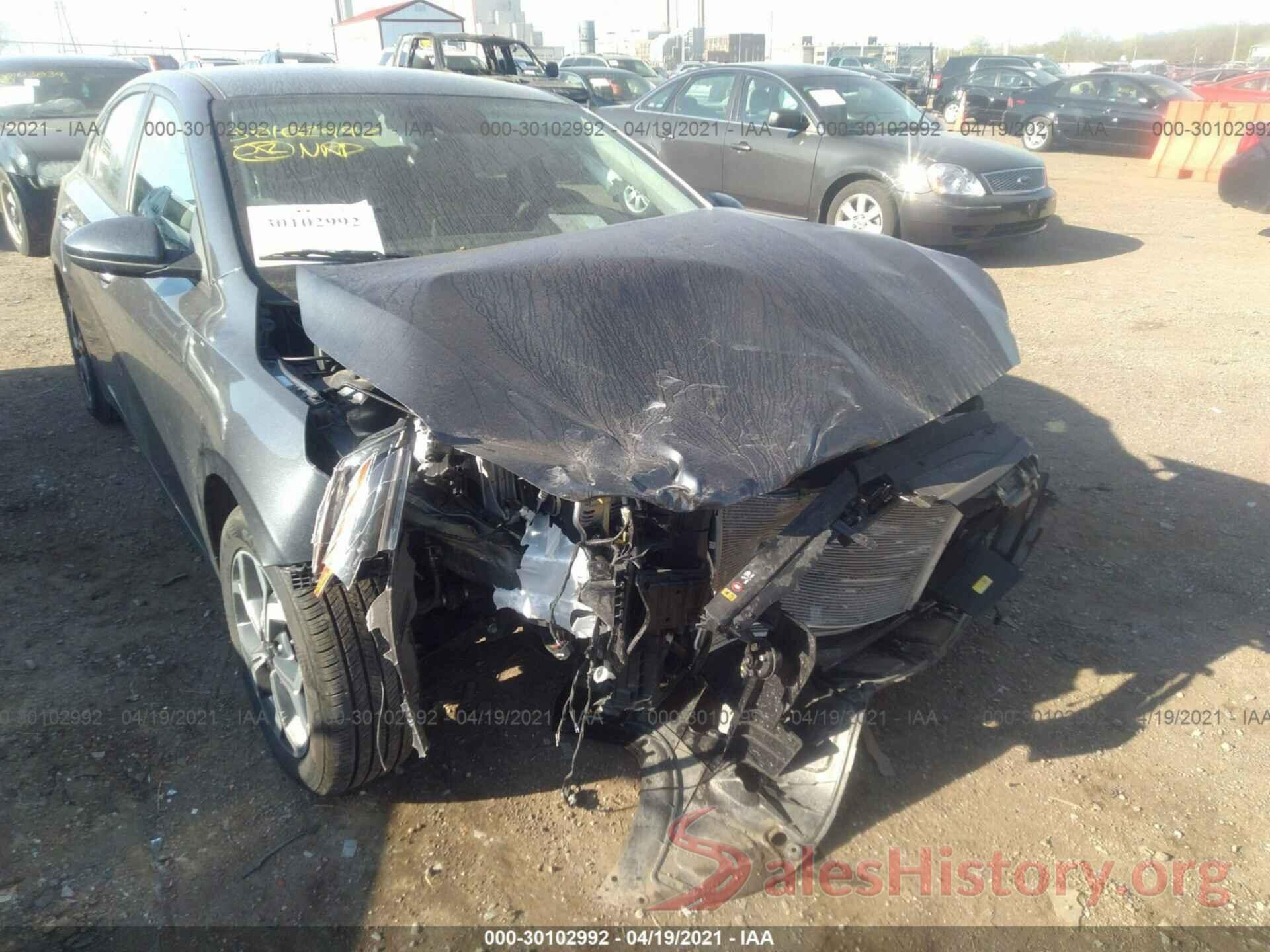 3KPF24AD5LE262461 2020 KIA FORTE