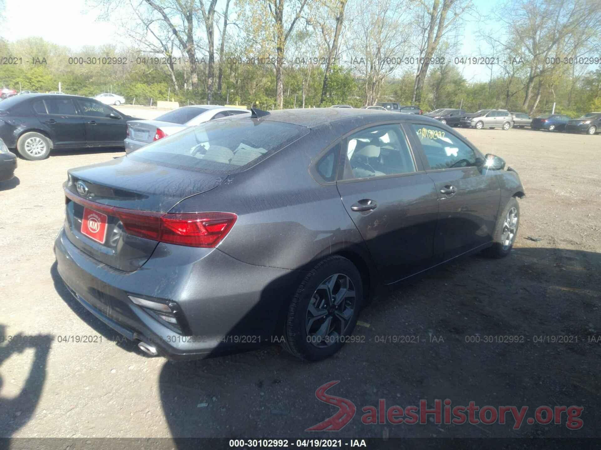 3KPF24AD5LE262461 2020 KIA FORTE